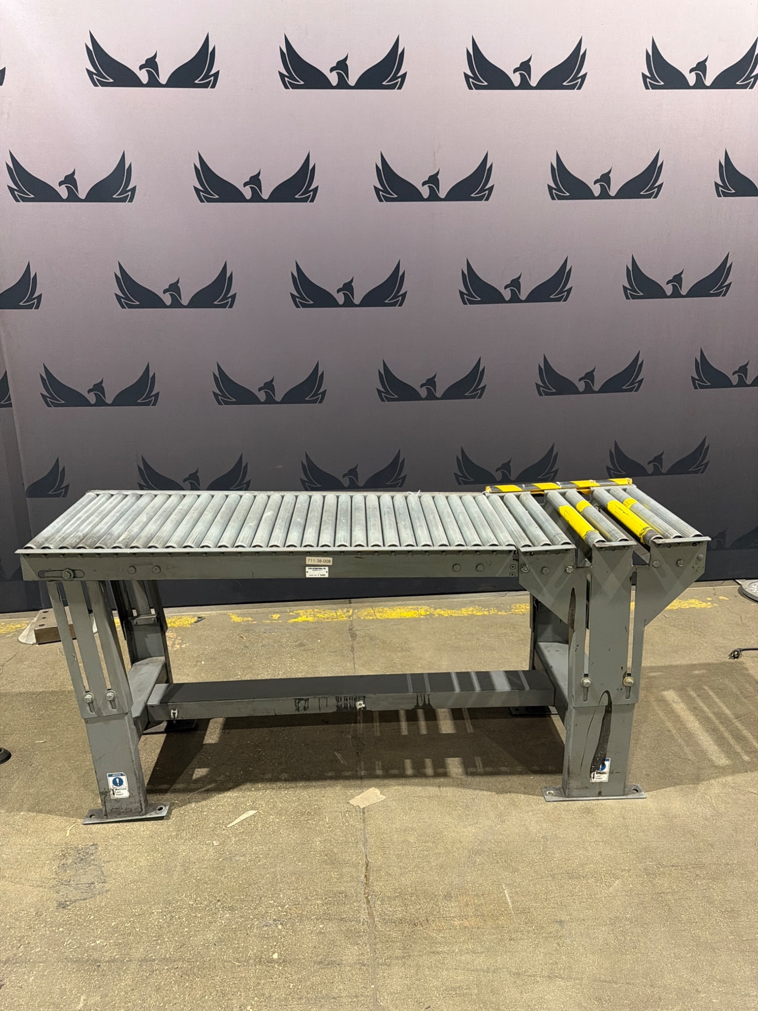ZOTOS INTERNATIONAL 2‑3443 Roller Conveyor USED 0