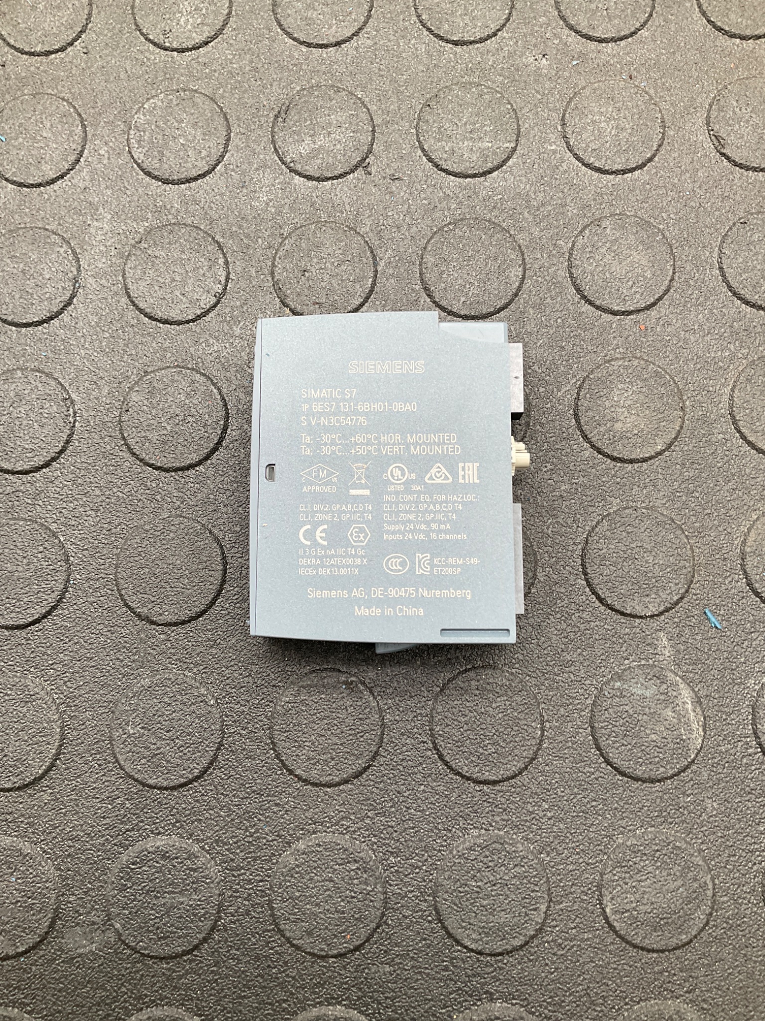 SIEMENS 6ES7131‑6BH01‑0BA0 SIMATIC S7 Digital Input Module USED 1