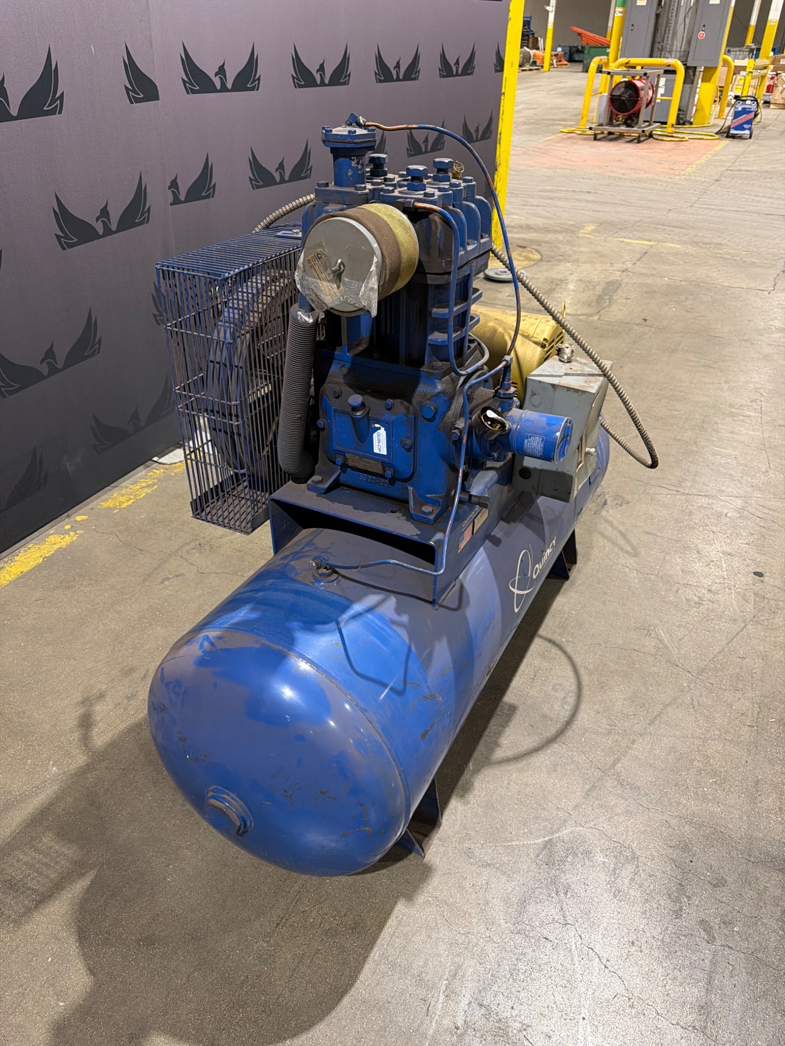 Quincy QR‑325 150919‑133 80 Gal. 5 HP Two‑Stage Air Compressor USED 5