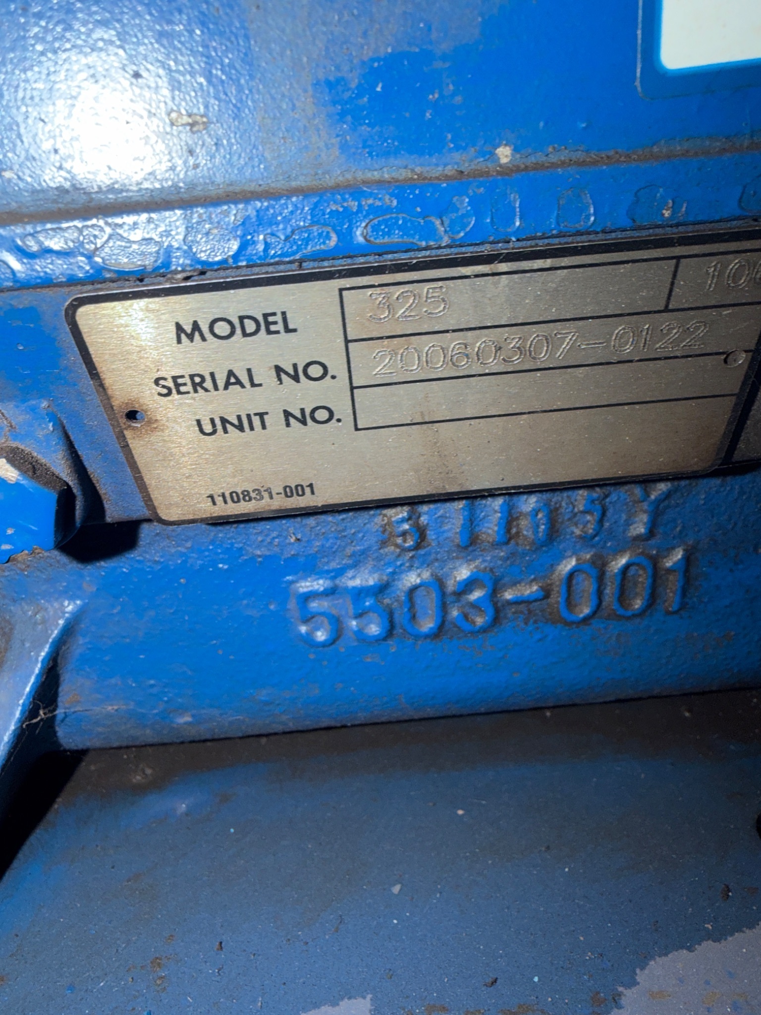 Quincy QR‑325 150919‑133 80 Gal. 5 HP Two‑Stage Air Compressor USED 10