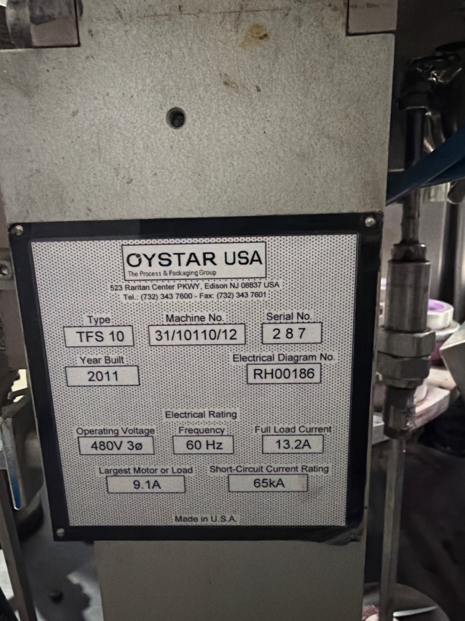 OYSTAR IWK TFS 10 Automatic Tube Filling & Sealing Machine USED 8