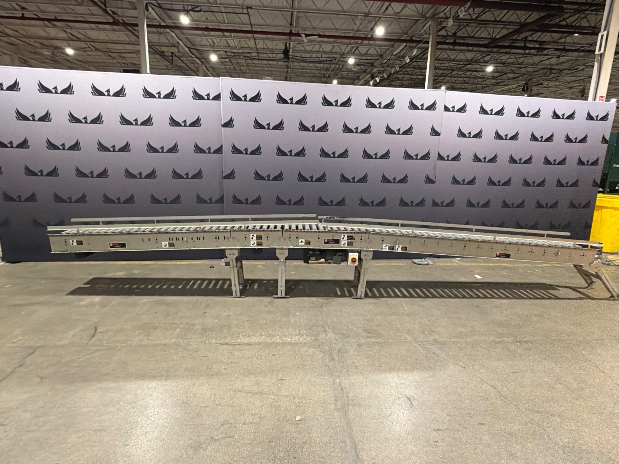 HK Systems UHS 20ft Roller Conveyor Crossover 16BB Lineflow USED 0