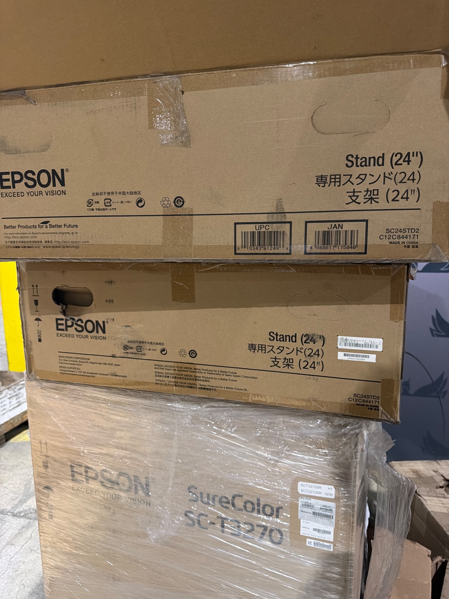 EPSON SC‑T3270 SureColor 24" Single Roll Printer w/ Stand NEW 3