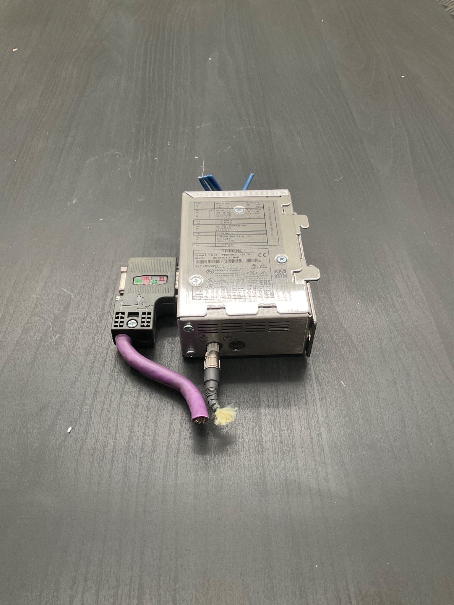 SIEMENS 6GK1503‑ZCB00 SIMATIC NET PROFIBUS OLM/G11 Fiber Optic Module USED 3