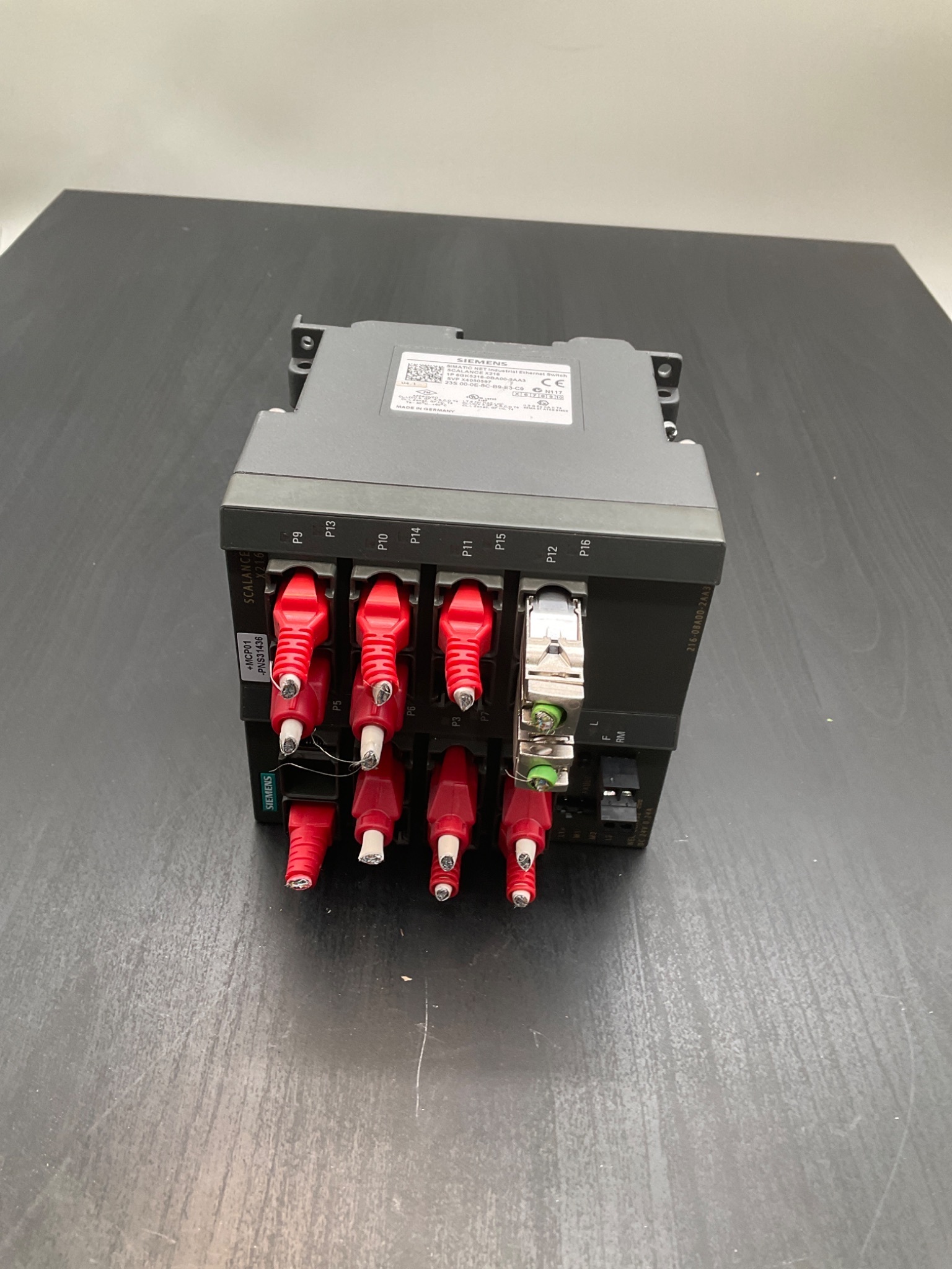 SIEMENS 6GK5216‑0BA00‑2AA3 SCALANCE X216 Industrial Ethernet Switch USED 2
