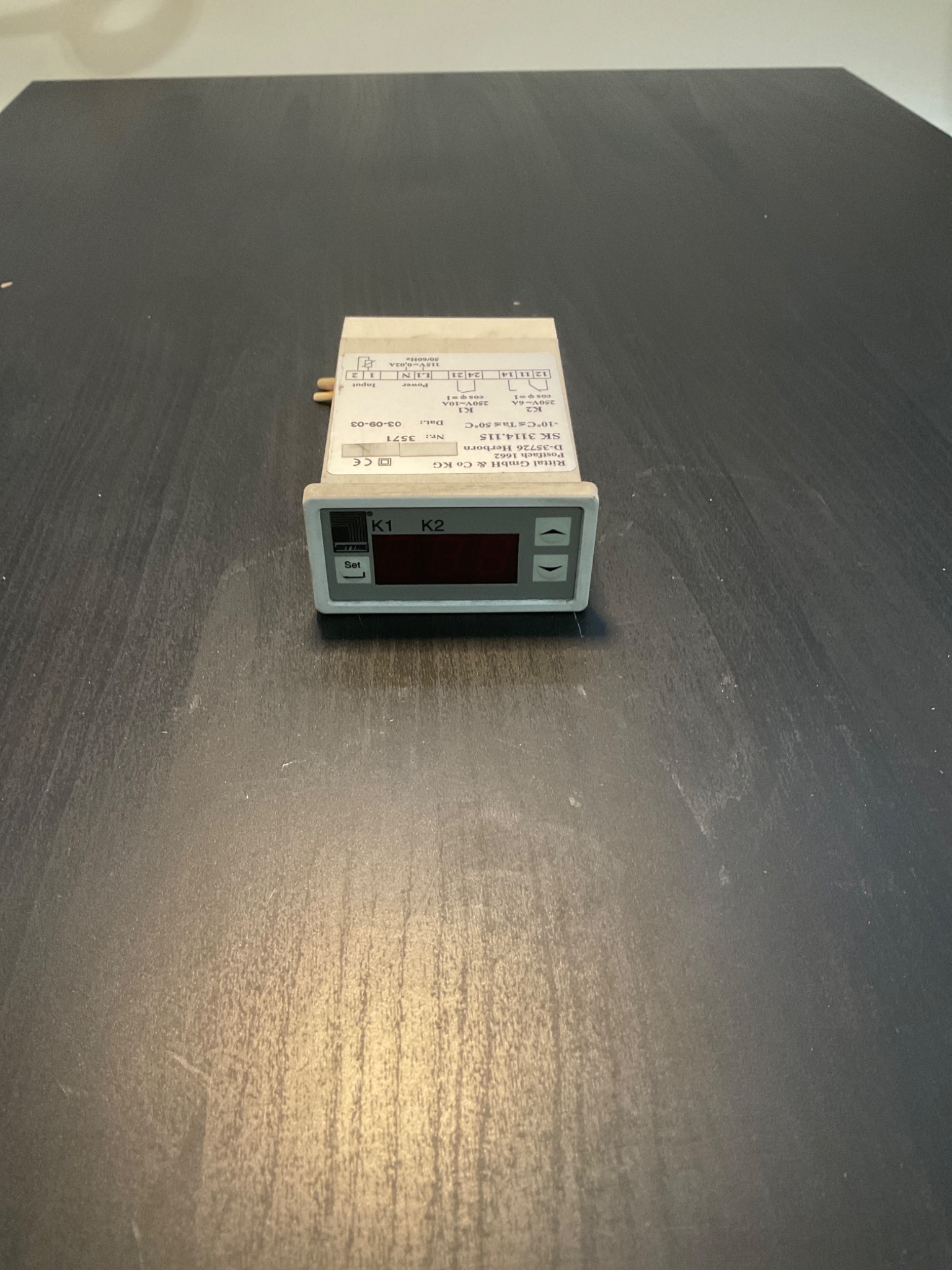 RITTAL SK 3114.115 Digital Temperature Indicator USED 0