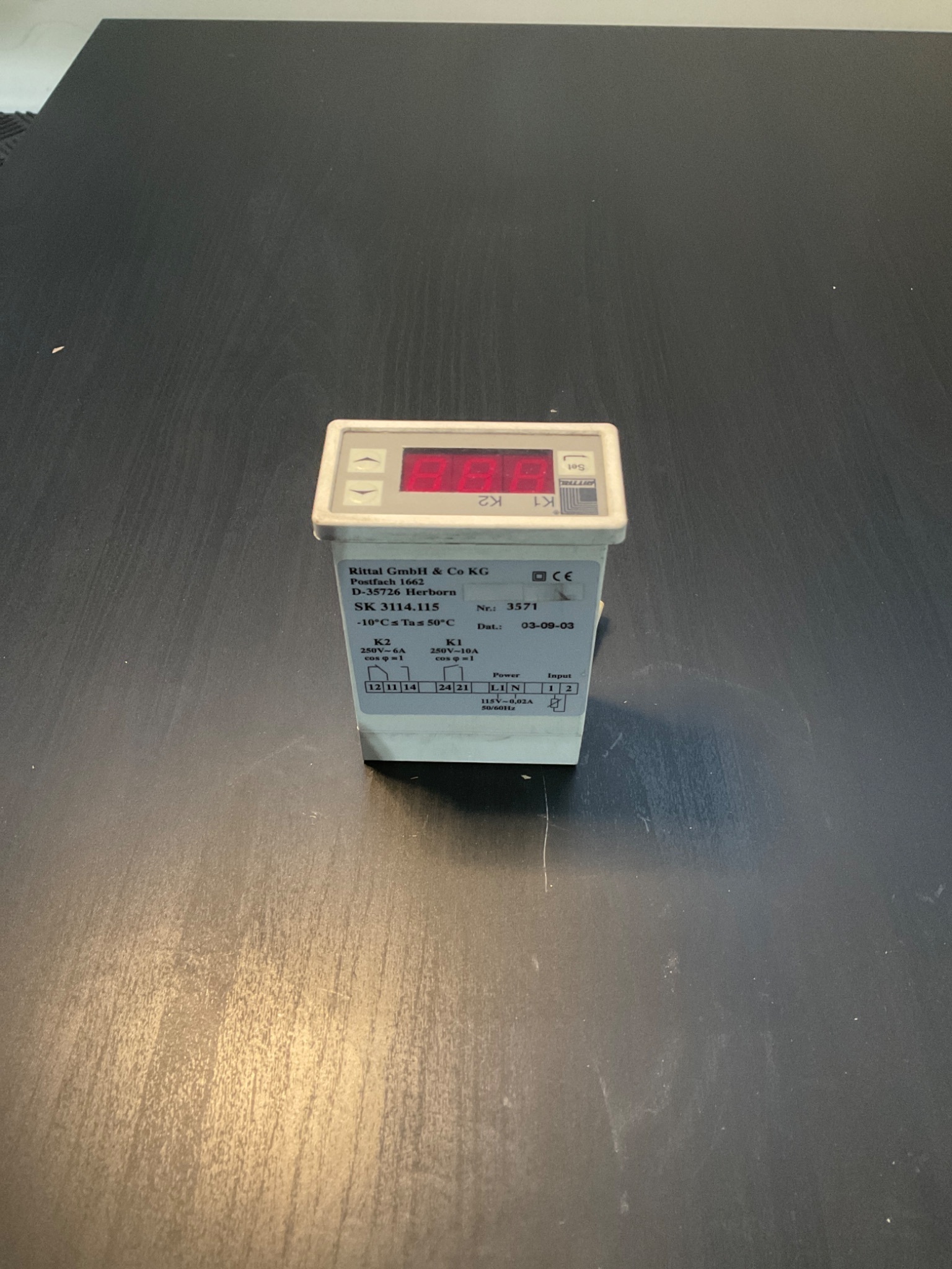 RITTAL SK 3114.115 Digital Temperature Indicator USED 1