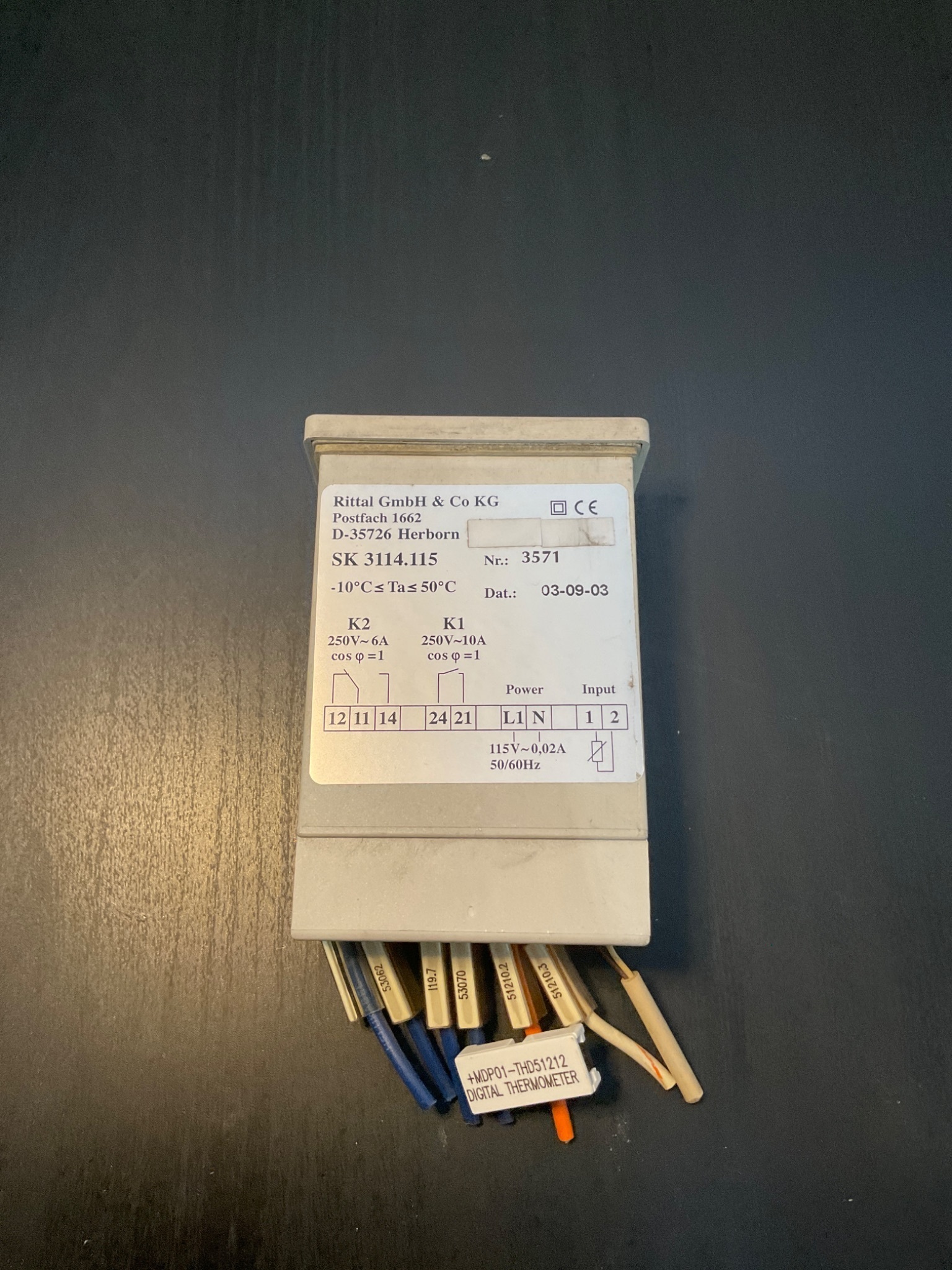 RITTAL SK 3114.115 Digital Temperature Indicator USED 3