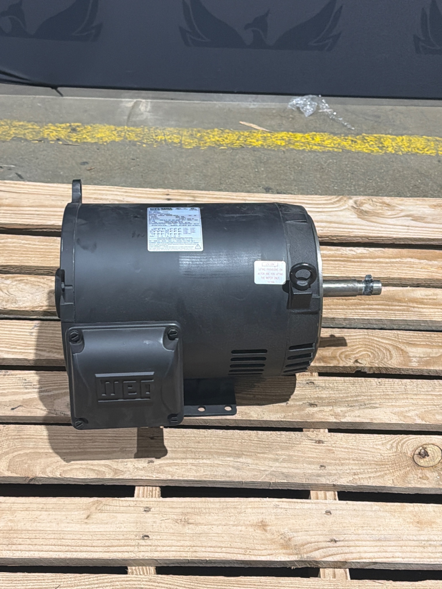 WEG 01036OT3E213JM‑S 10HP 3‑Phase Pump Motor 213/5JM Frame 3535RPM USED 0