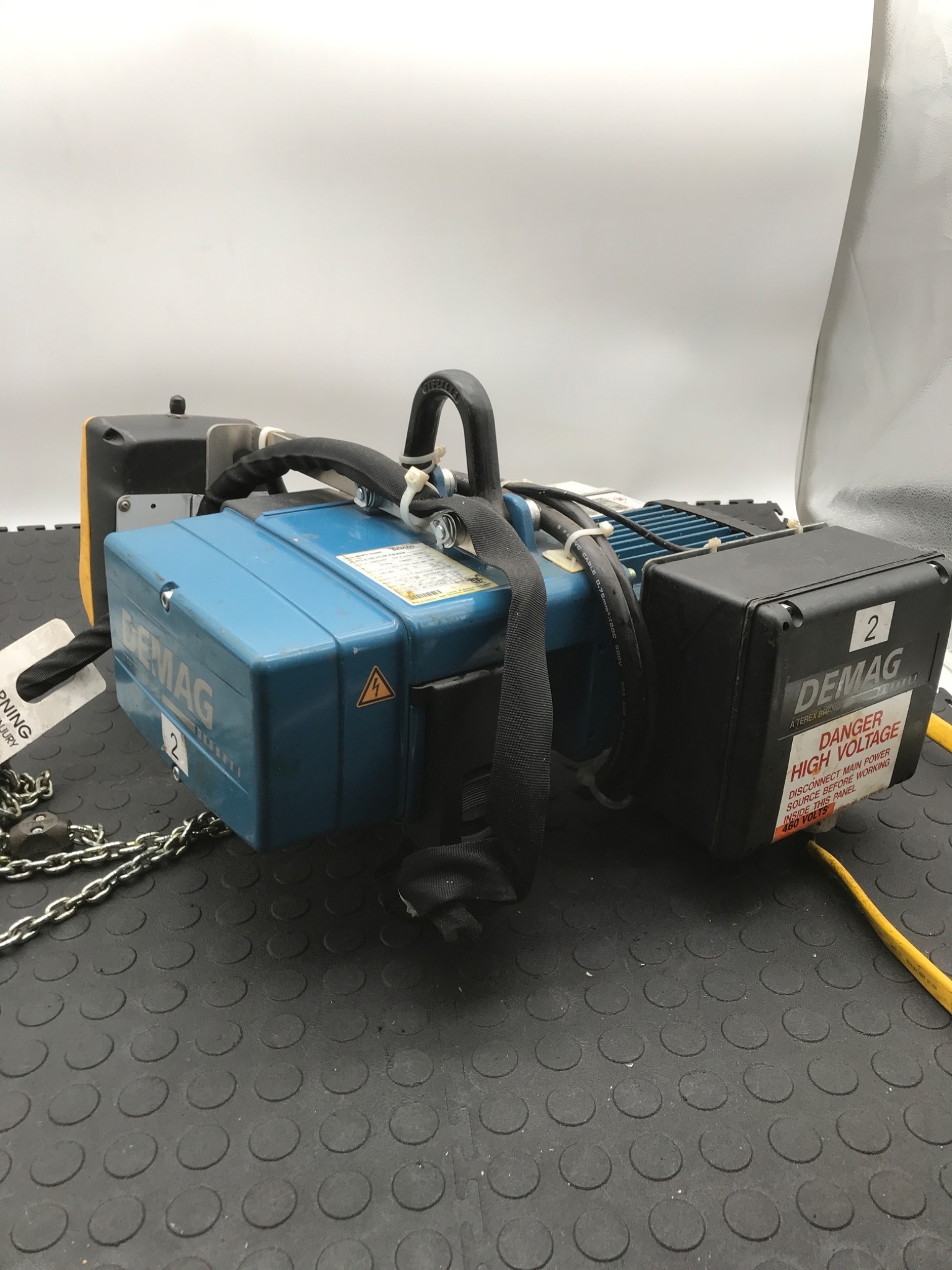 DEMAG DC‑Pro 2 125 1/1 H5 V19.2/4.8 275LBS Chain Hoist USED 0