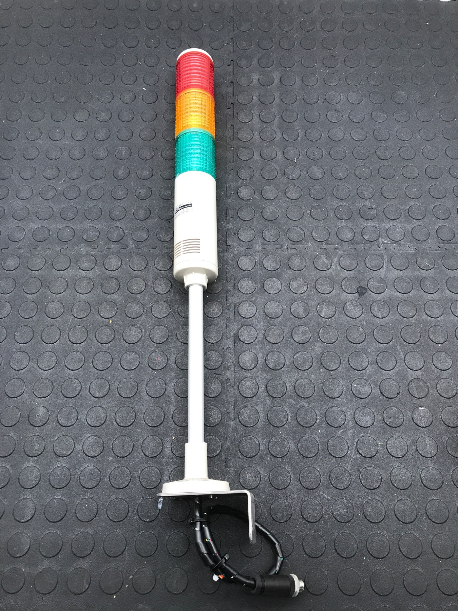 QLIGHTEC ST56LF‑BZ‑3 3‑Stack Signal Tower With Buzzer USED 0