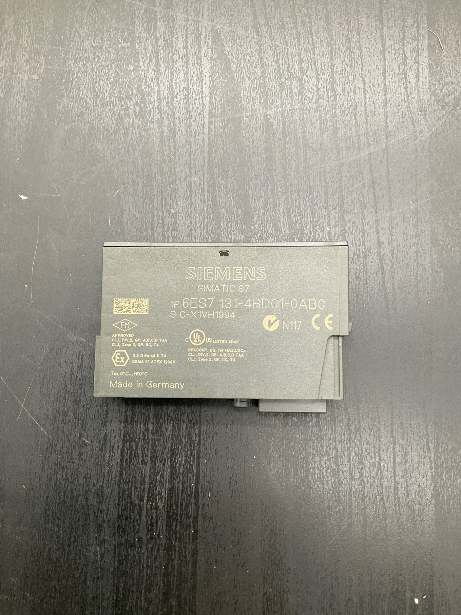 SIEMENS 6ES7131‑4BD01‑0AB0 SIMATIC 4DI 24V Digital Input Module USED 1