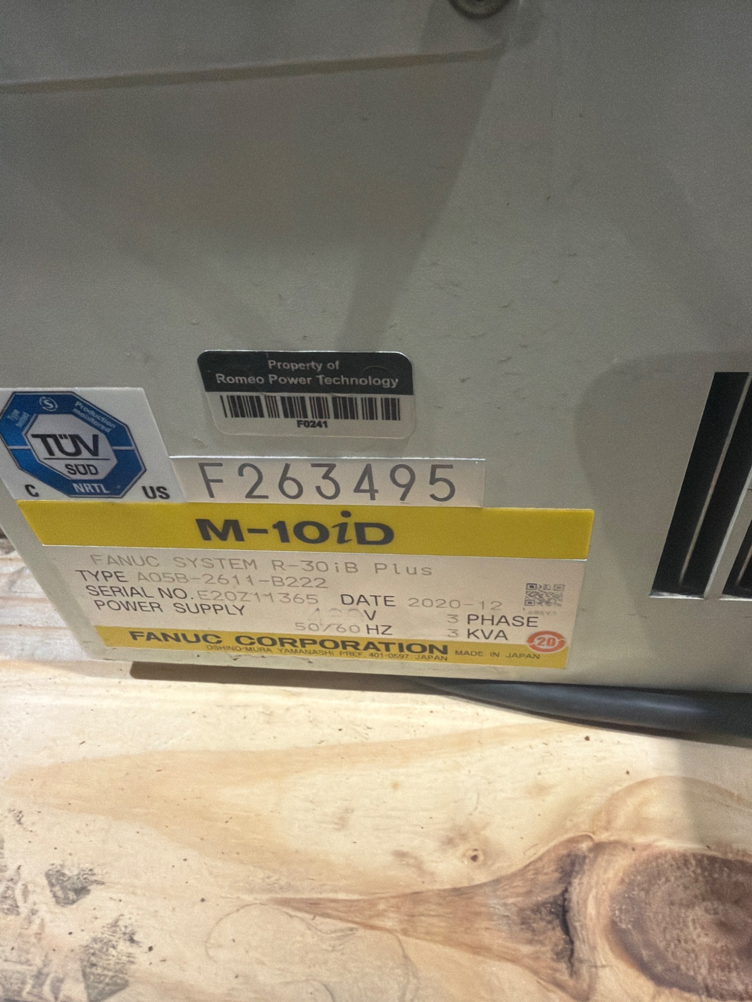 FANUC M-10iD/12 Complete w/ R-30iB PLUS Controller USED 7