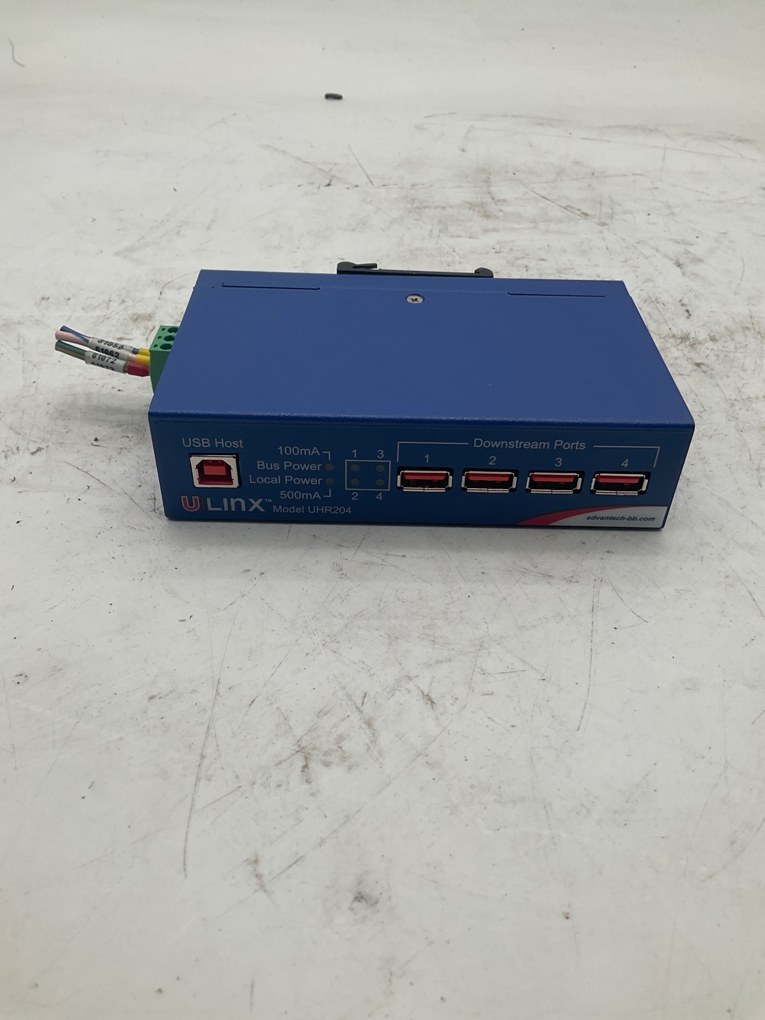 ADVANTECH‑BB UHR204 Industrial 4‑Port USB Hub USED 2