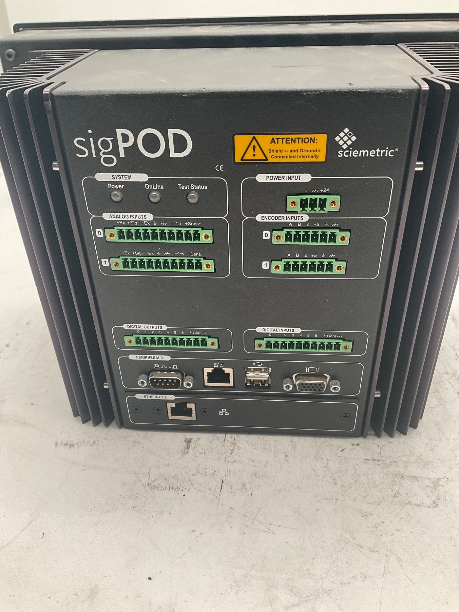 SCIEMETRIC 1202‑TH10 sigPOD Process Signature Verification Unit USED 4