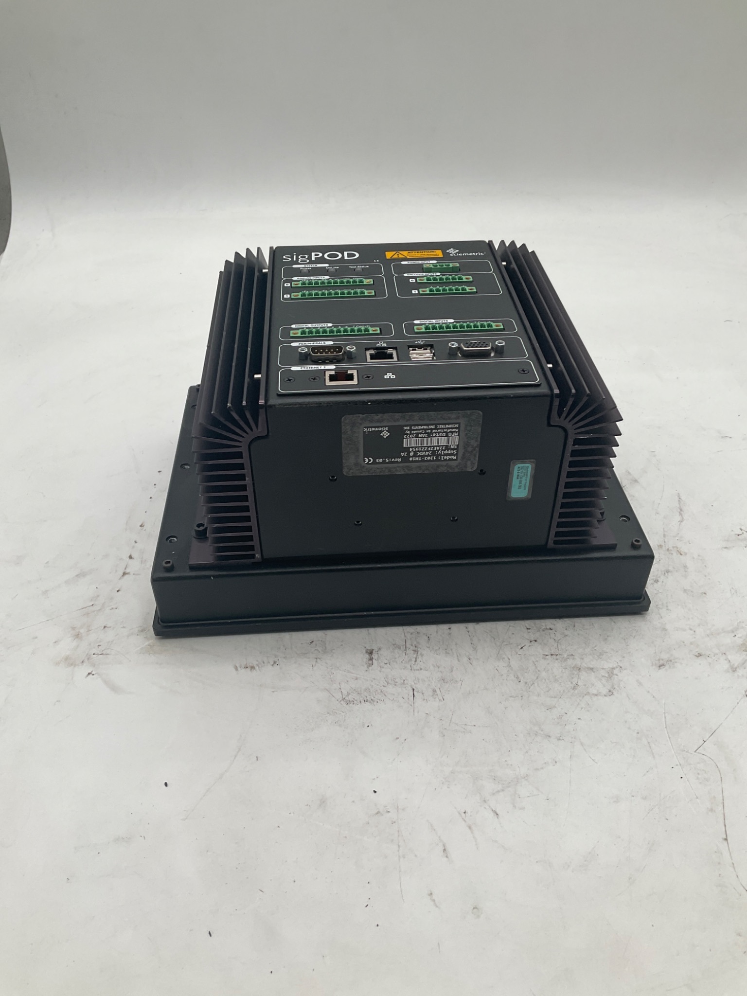 SCIEMETRIC 1202‑TH10 sigPOD Process Signature Verification Unit USED 5