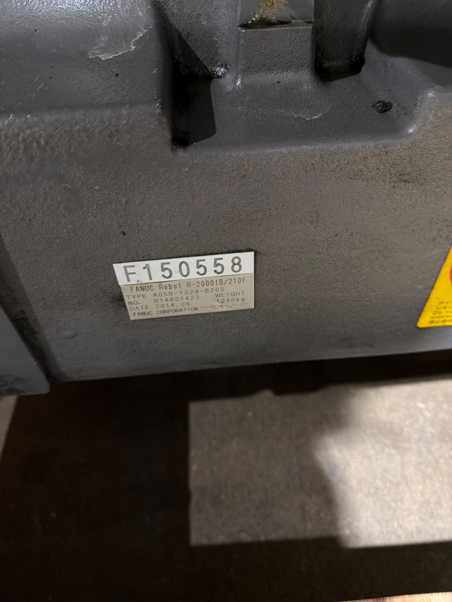 FANUC R-2000iB/210F Complete w/ R-30iB Controls USED 9