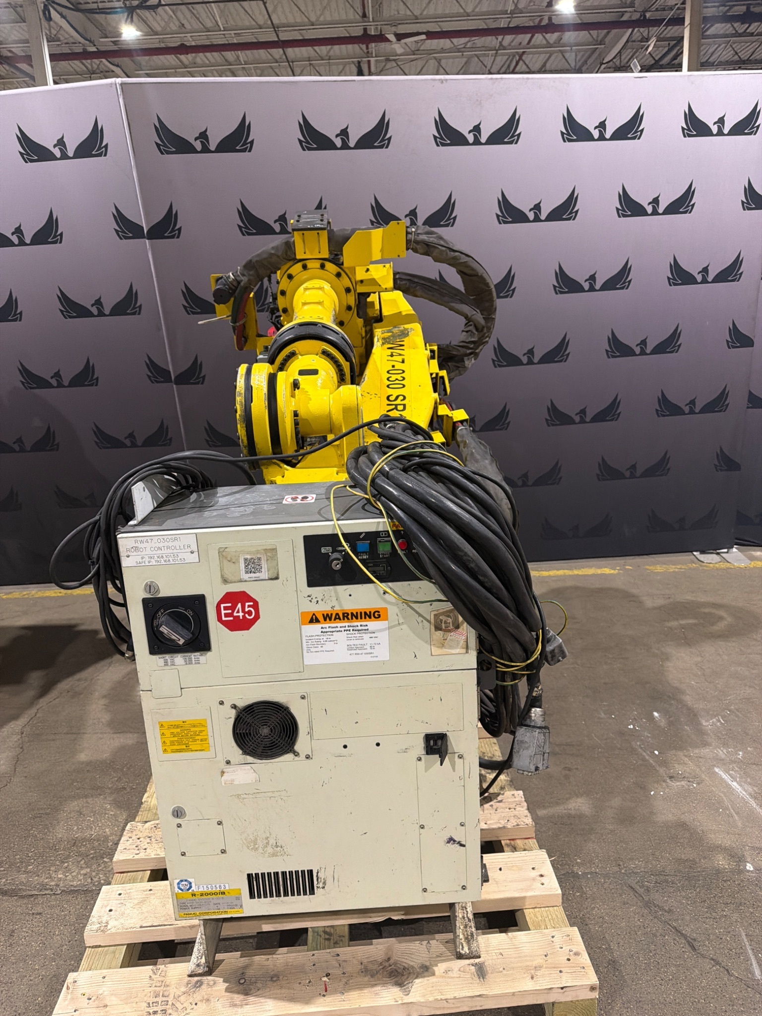 FANUC R-2000iB/210F Complete w/ R-30iB Controls USED 0