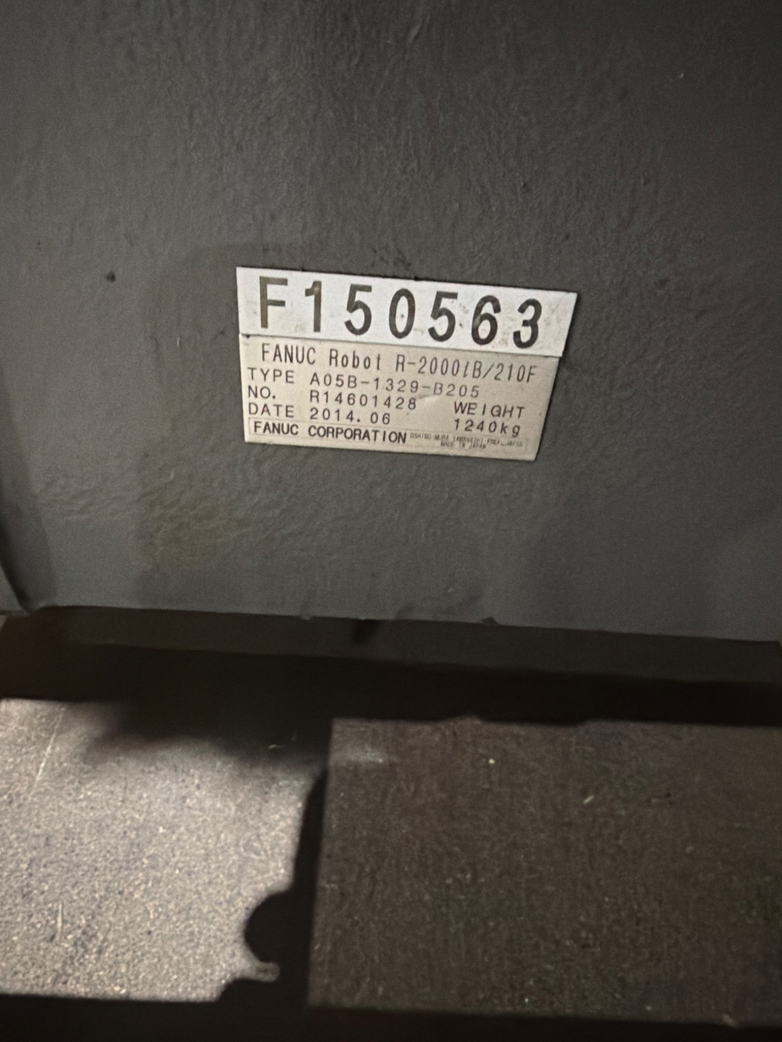 FANUC R-2000iB/210F Complete w/ R-30iB Controls USED 5