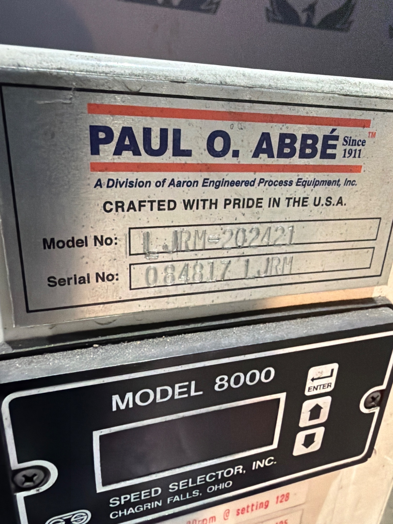 PAUL O. ABBÉ LJRM-202421 Jar Rolling Mill USED 4