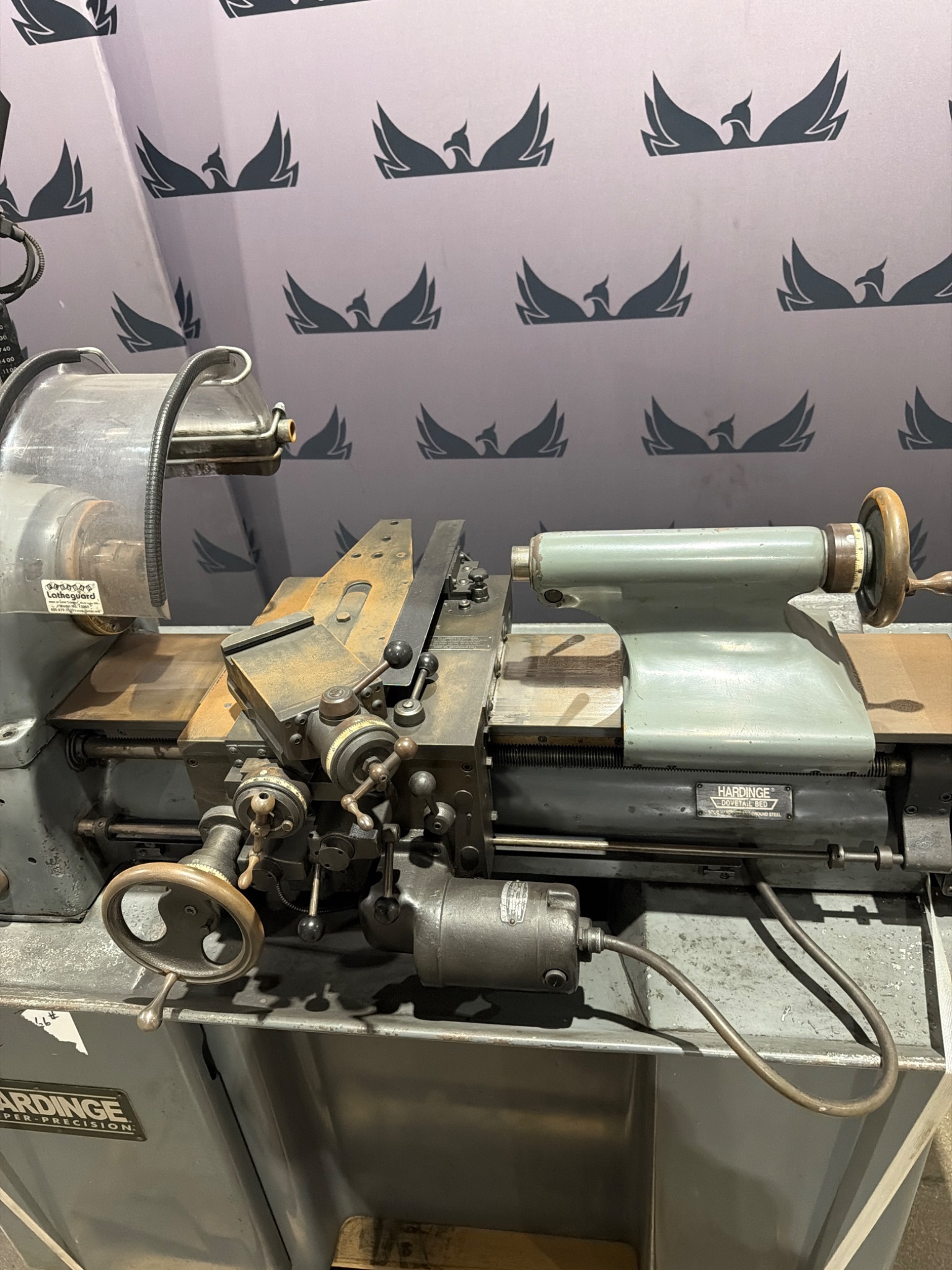 HARDINGE HLV‑H Super Precision Lathe 11" x 18" USED 3