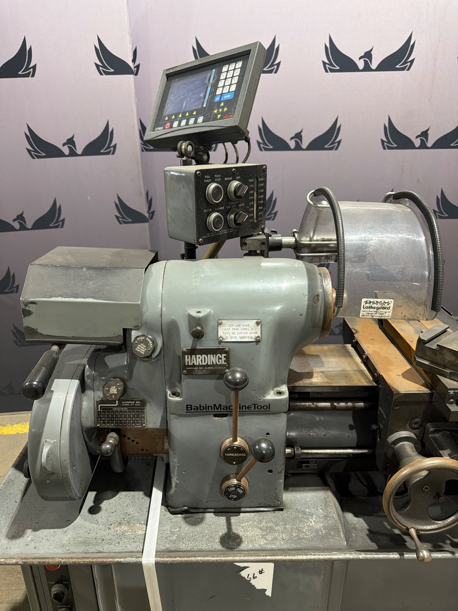 HARDINGE HLV‑H Super Precision Lathe 11" x 18" USED 4