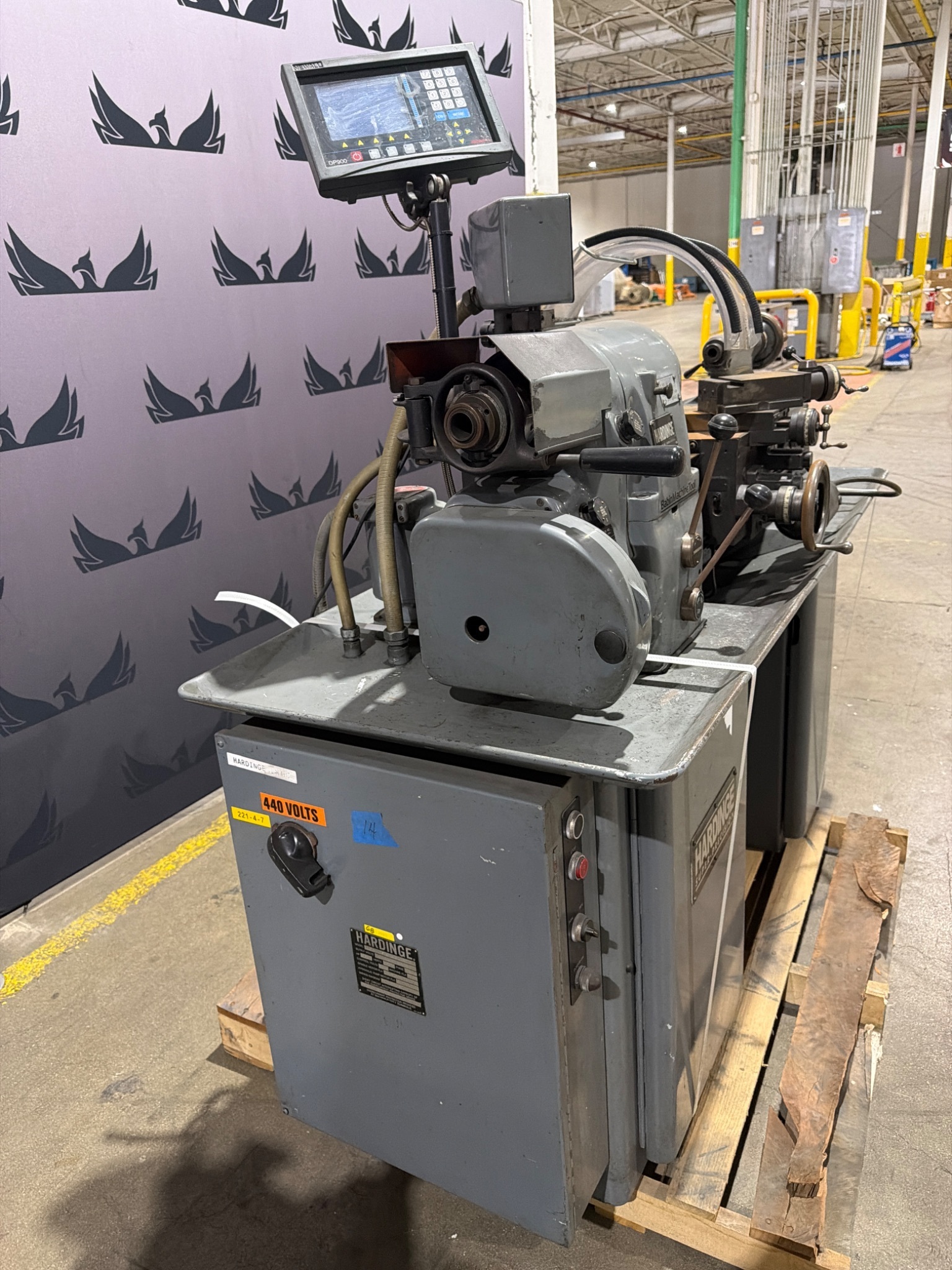 HARDINGE HLV‑H Super Precision Lathe 11" x 18" USED 6