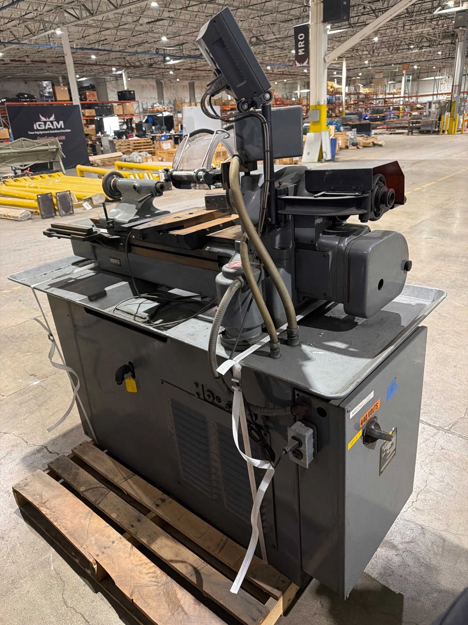 HARDINGE HLV‑H Super Precision Lathe 11" x 18" USED 8