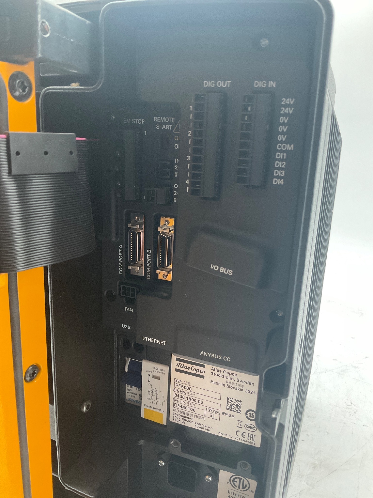 ATLAS COPCO POWER FOCUS PF6000 Nutrunner Controller 8436180002 USED 2