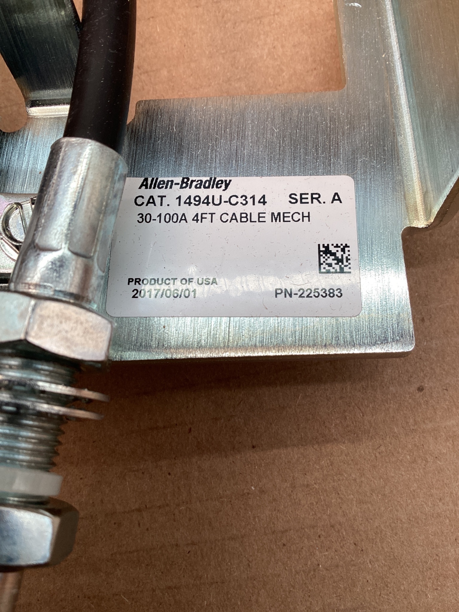 ALLEN BRADLEY 1494U‑C314 Cable Mechanism (4ft) NEW 4