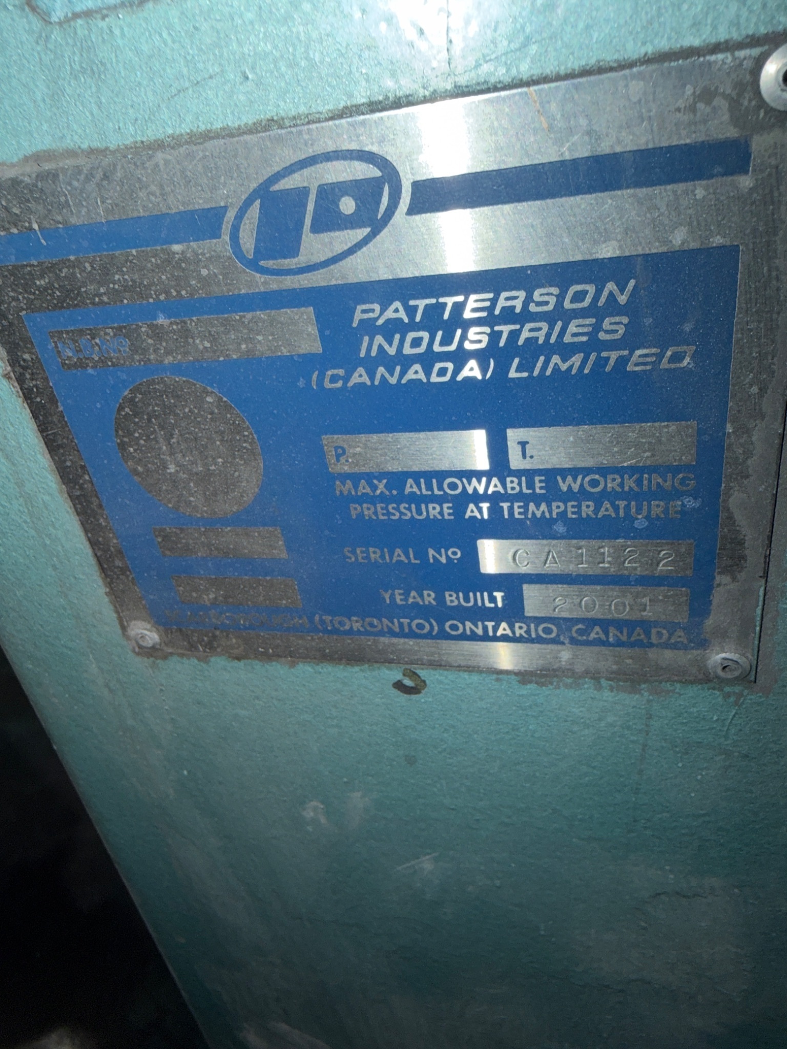 PATTERSON INDUSTRIES KA-47 Twin-Shell V‑Blender USED 5