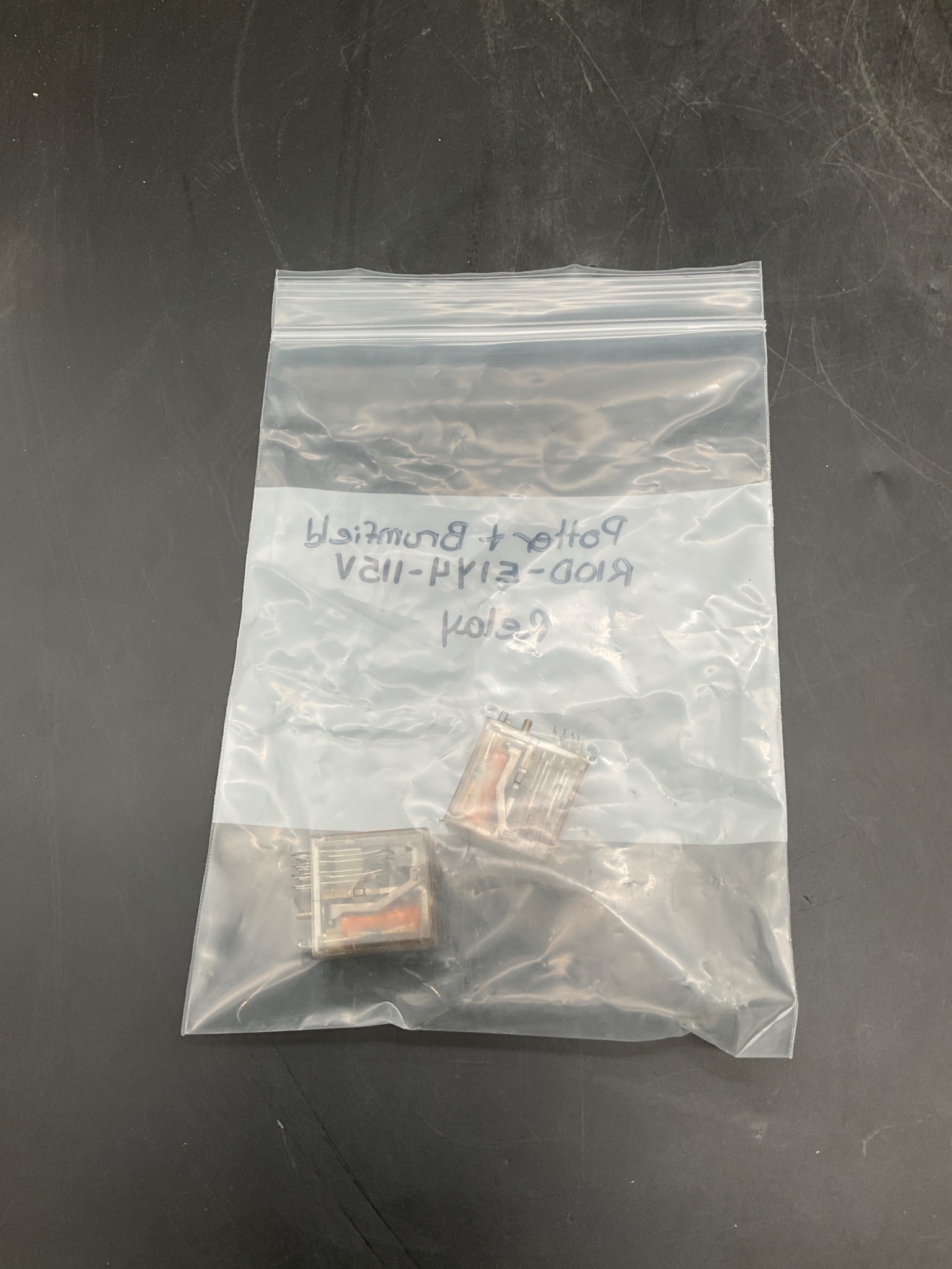 POTTER & BRUMFIELD R10D-E1Y4-115V Fused Relay USED (LOT OF 2) 2