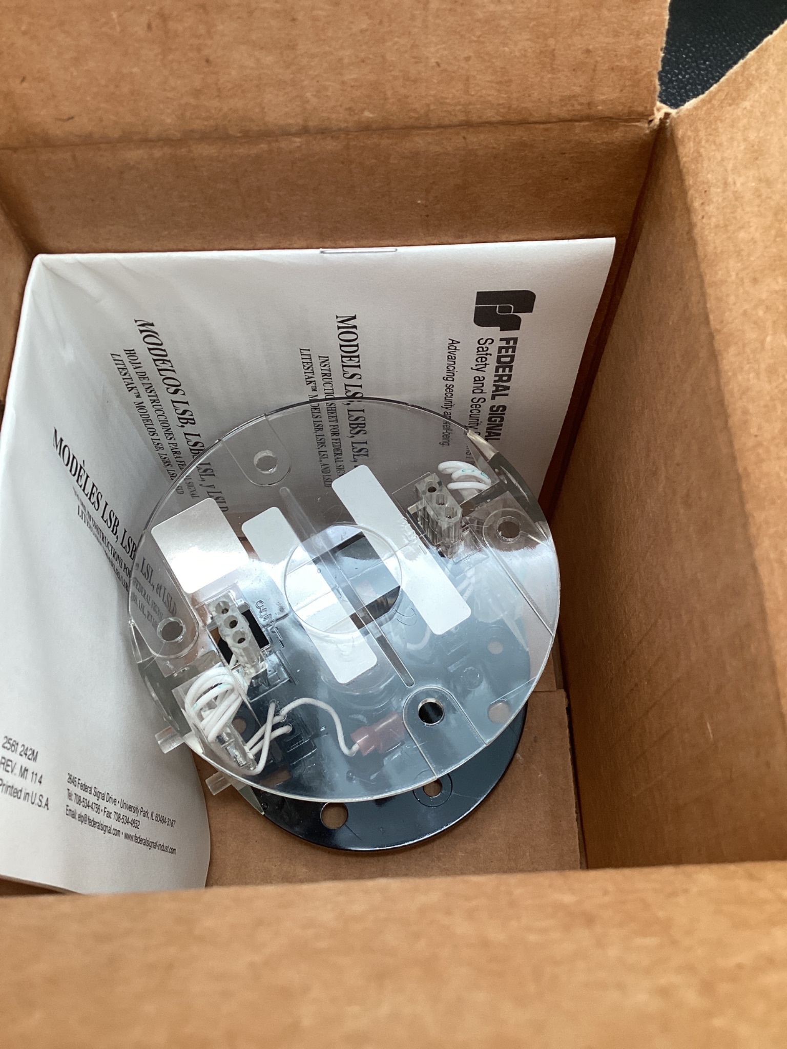 FEDERAL SIGNAL LSL-024B Litestak 24VDC NEW 5