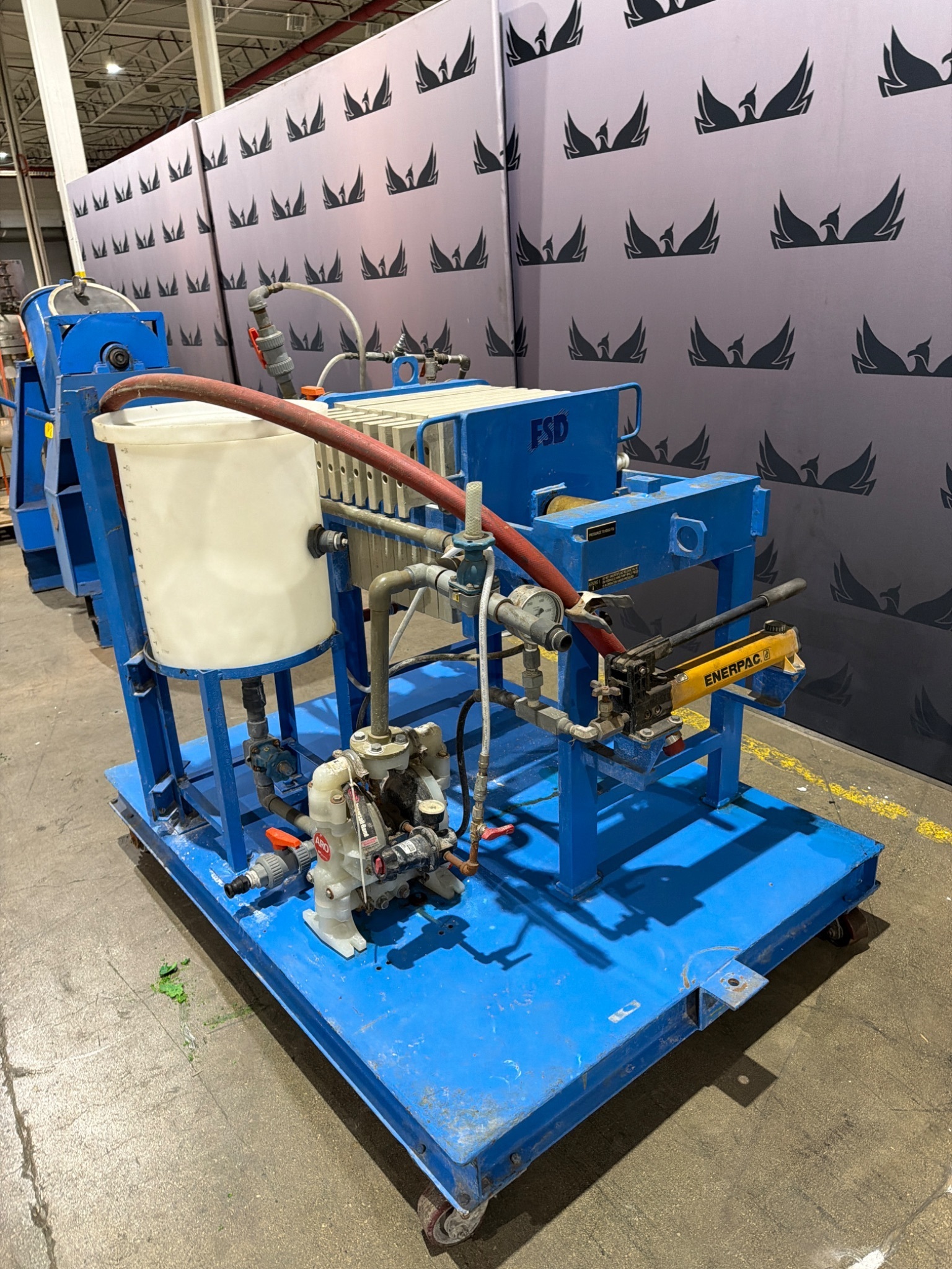 FSD 8‑Finger Filter Press System USED 1