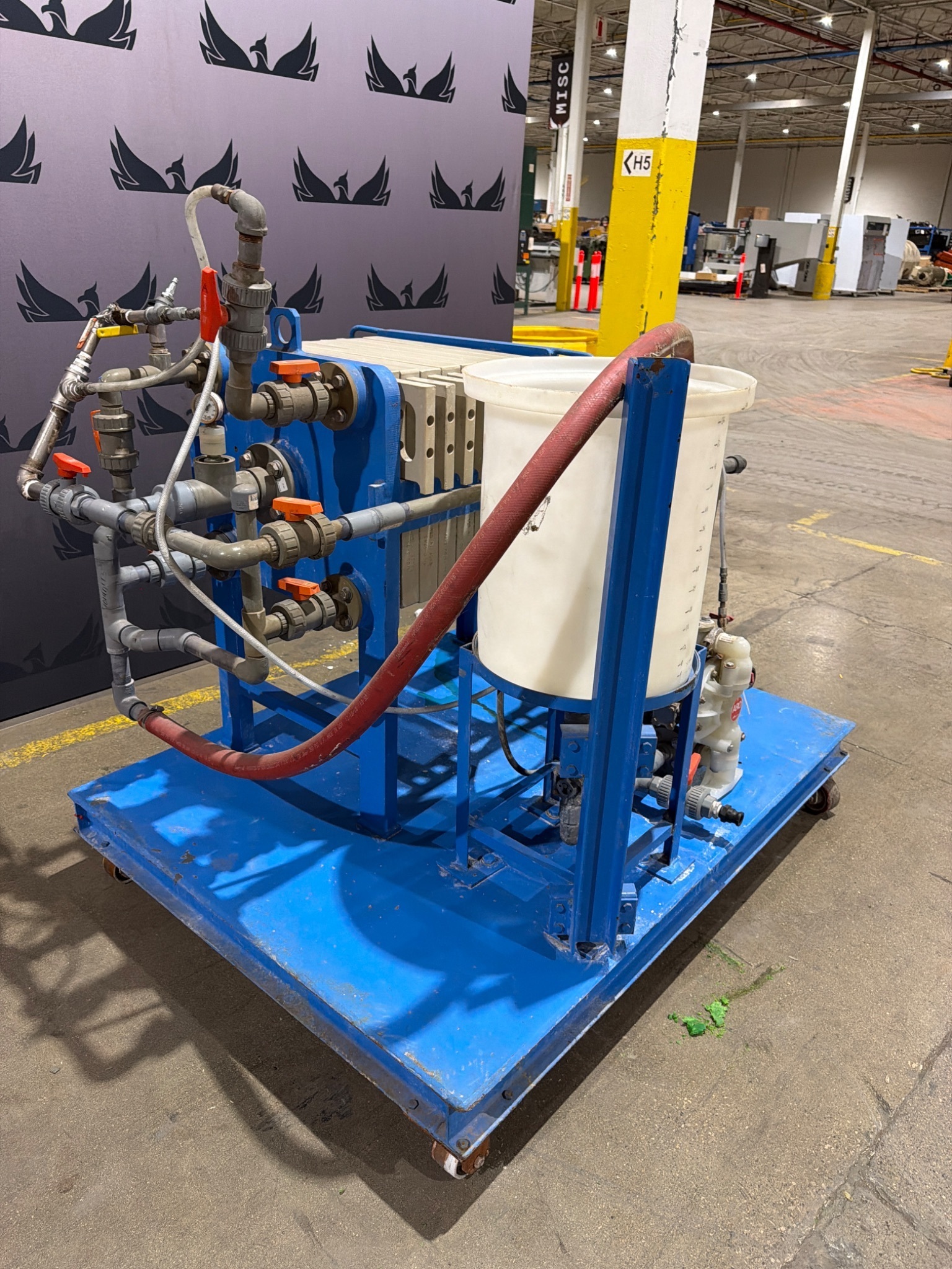 FSD 8‑Finger Filter Press System USED 2