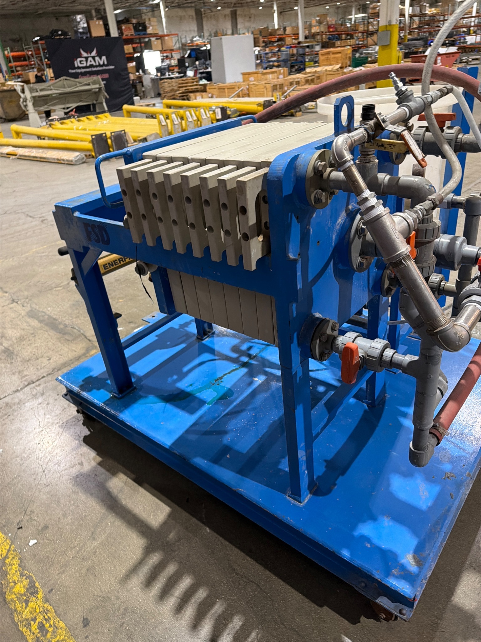 FSD 8‑Finger Filter Press System USED 4