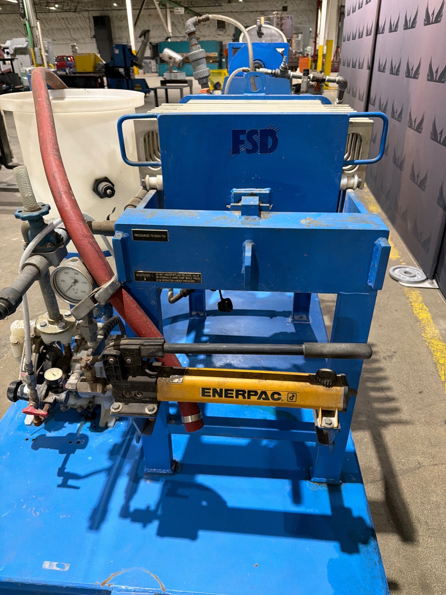 FSD 8‑Finger Filter Press System USED 5