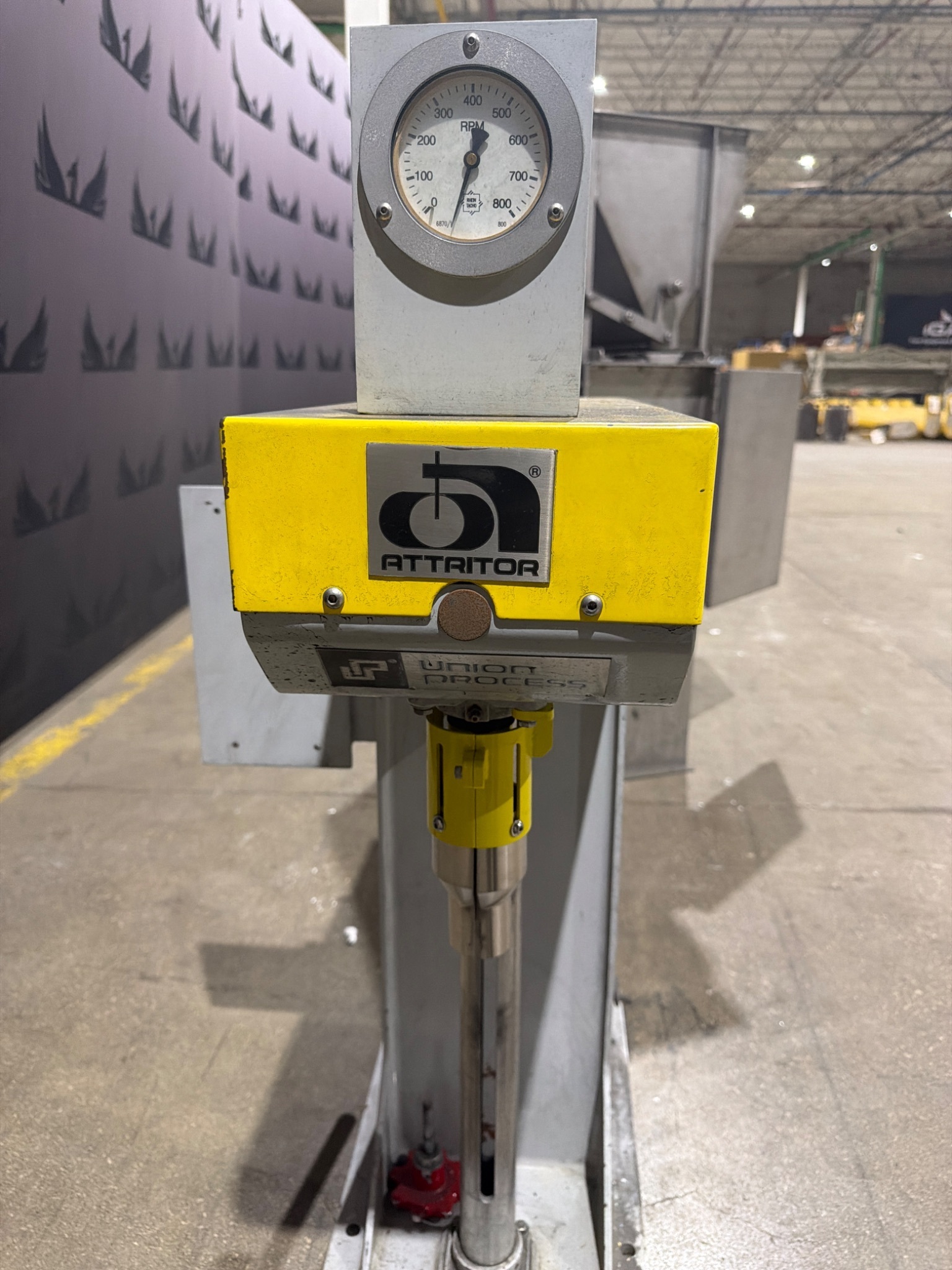 UNION PROCESS Type B Size 01HD Szegvari Attritor System USED 3