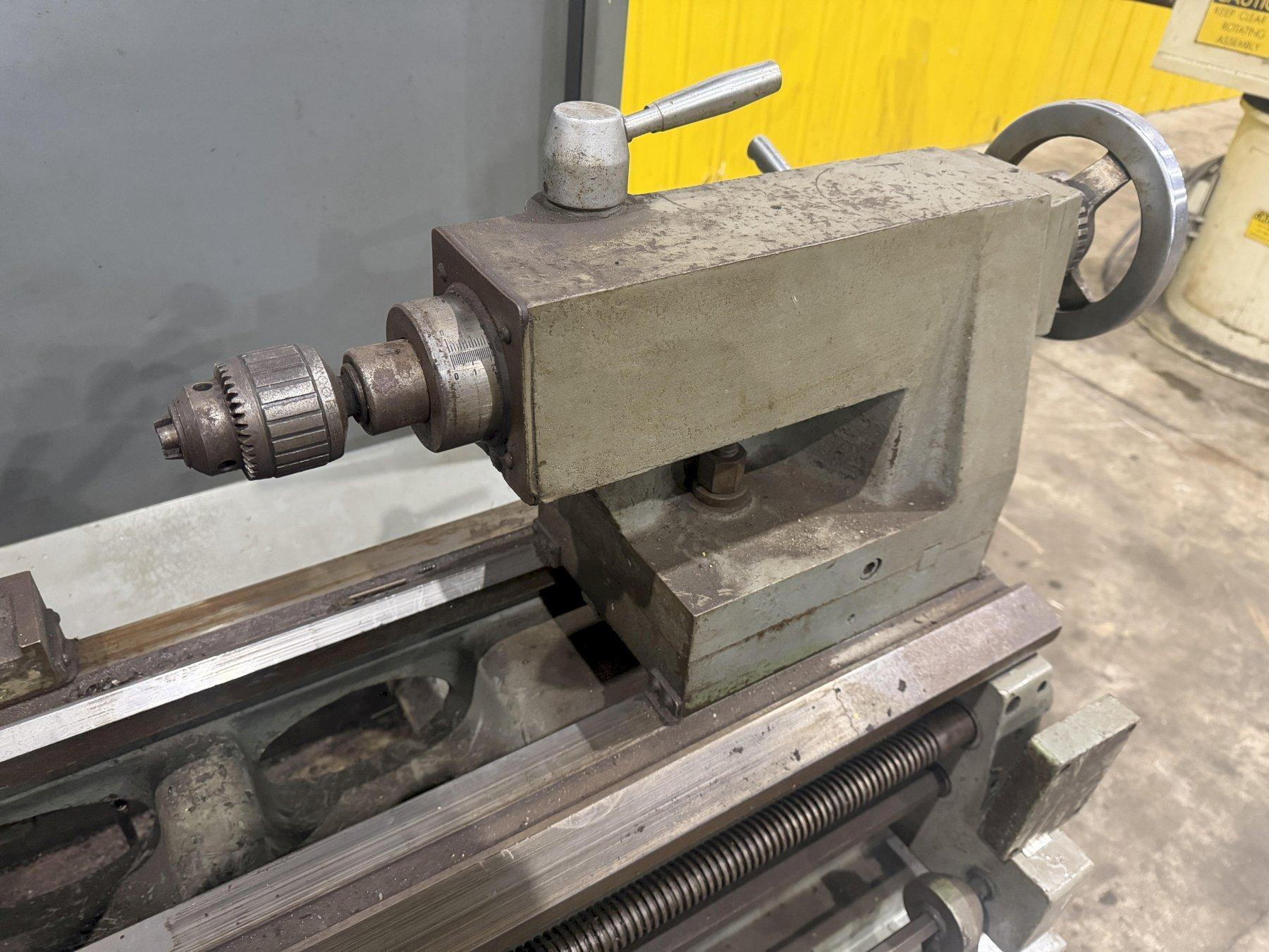 20" X 40" NARDINI MODEL #SZ2040T ENGINE LATHE 3-1/8" USED 8