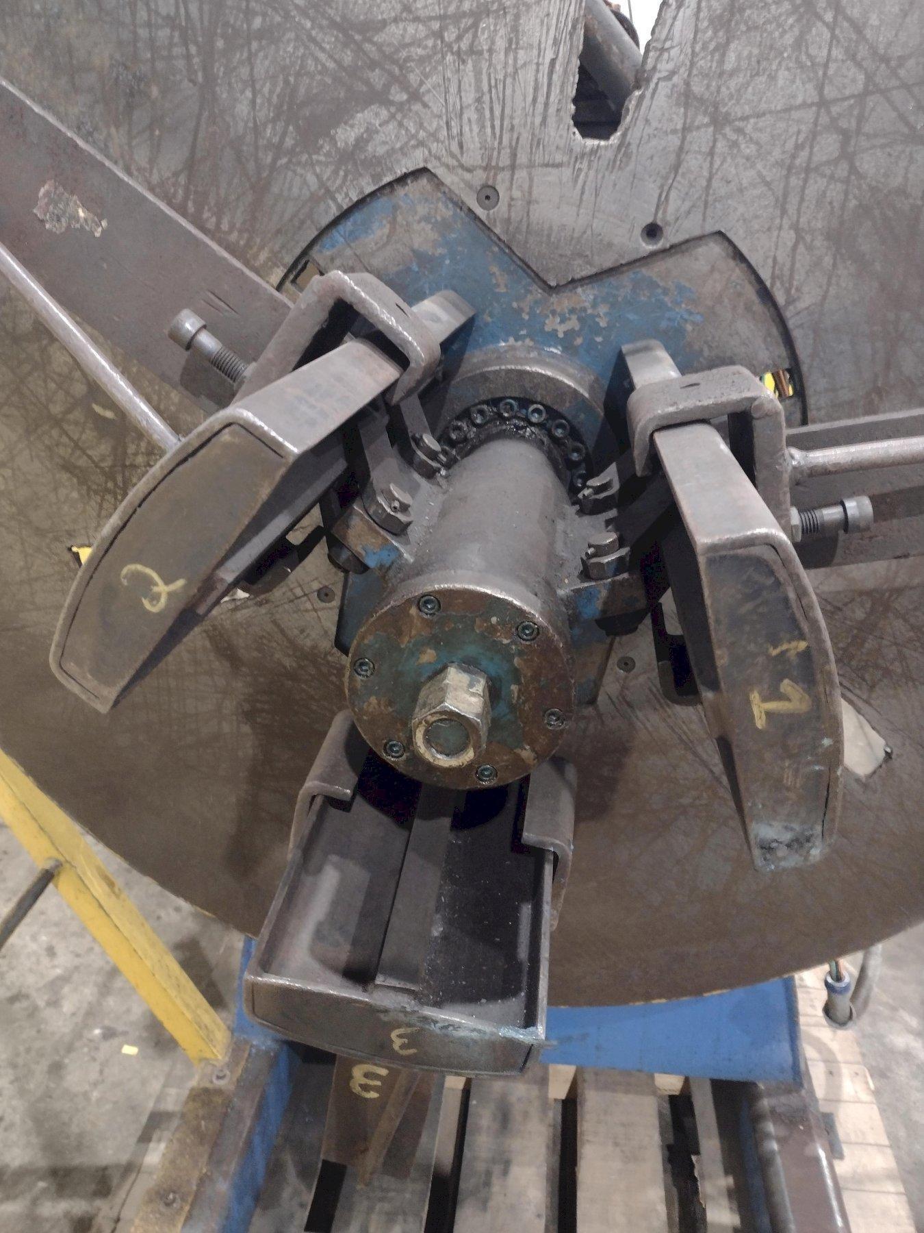 6,000 X 12" COLT MODEL #CR-60-12 MOTORIZED COIL REEL UNCOILER USED 14