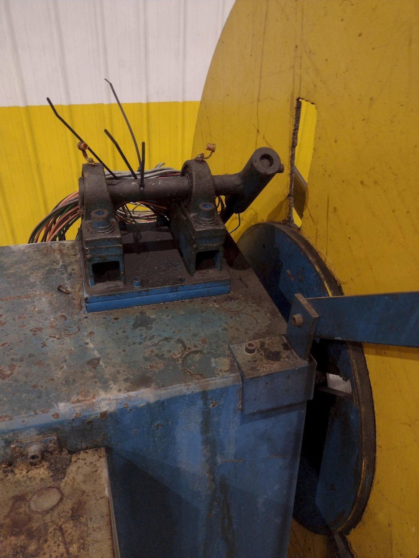 6,000 X 12" COLT MODEL #CR-60-12 MOTORIZED COIL REEL UNCOILER USED 15