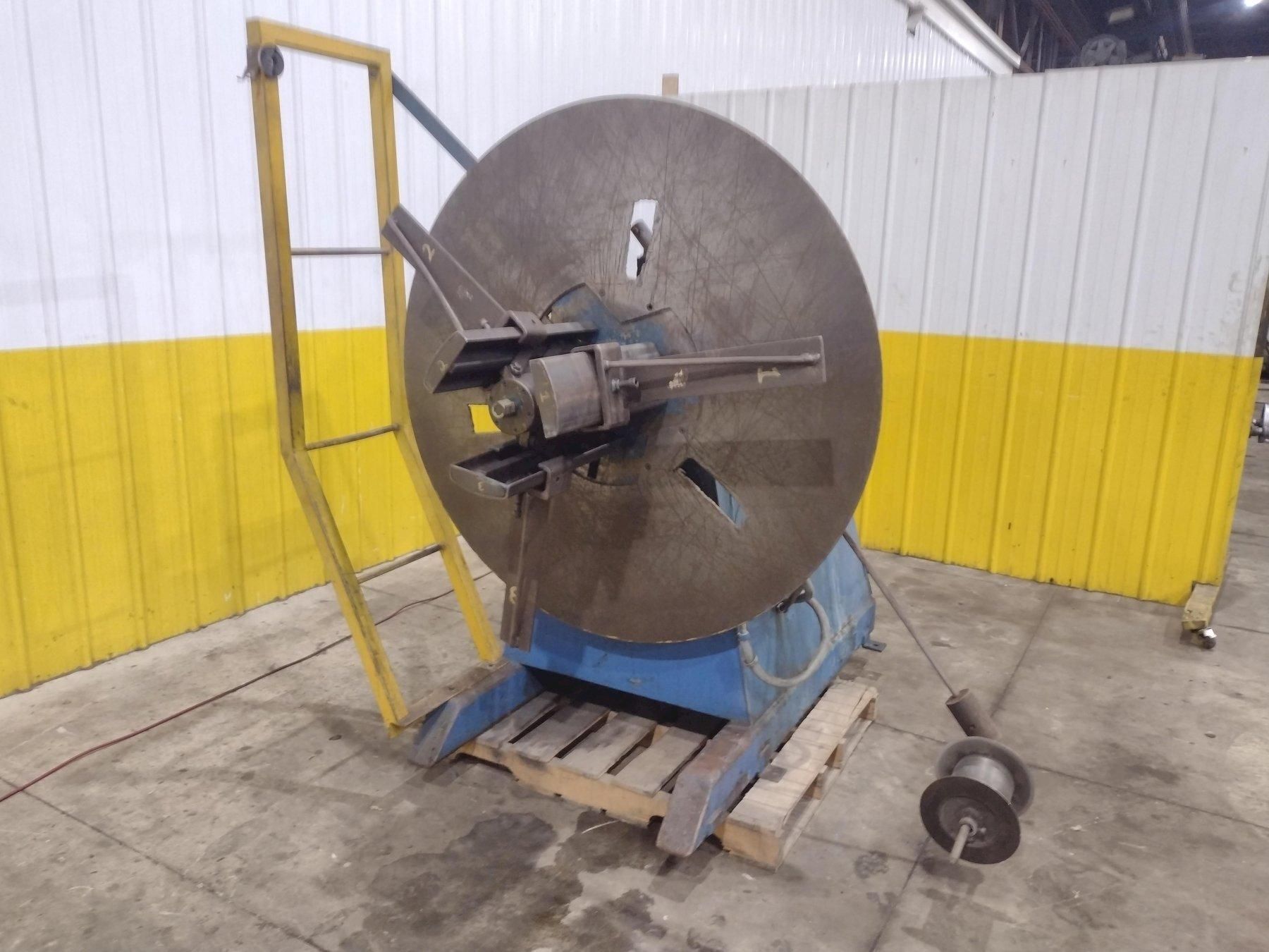 6,000 X 12" COLT MODEL #CR-60-12 MOTORIZED COIL REEL UNCOILER USED 0