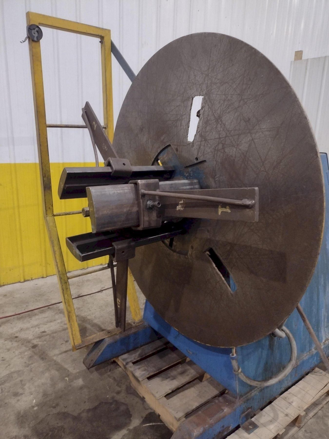6,000 X 12" COLT MODEL #CR-60-12 MOTORIZED COIL REEL UNCOILER USED 6