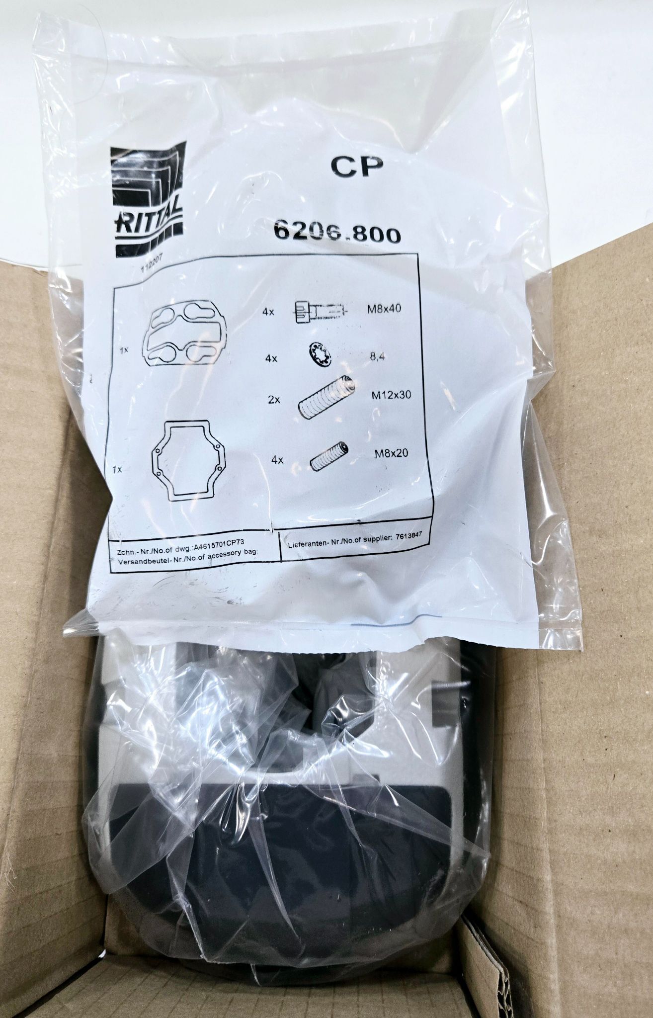 RITTAL CP 6206.800 SUPPORT ARM BRACKET NEW 1