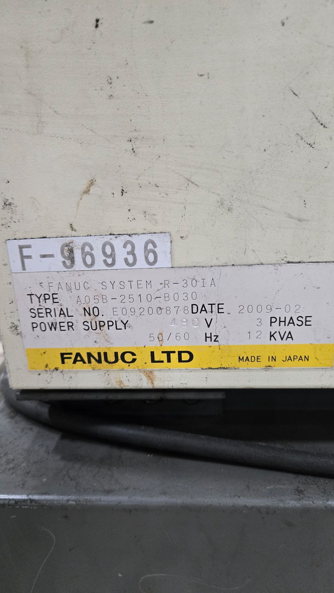 FANUC R-2000iB/210F Complete w/ R-30iA Controls & Rexroth Weld Controller USED 10