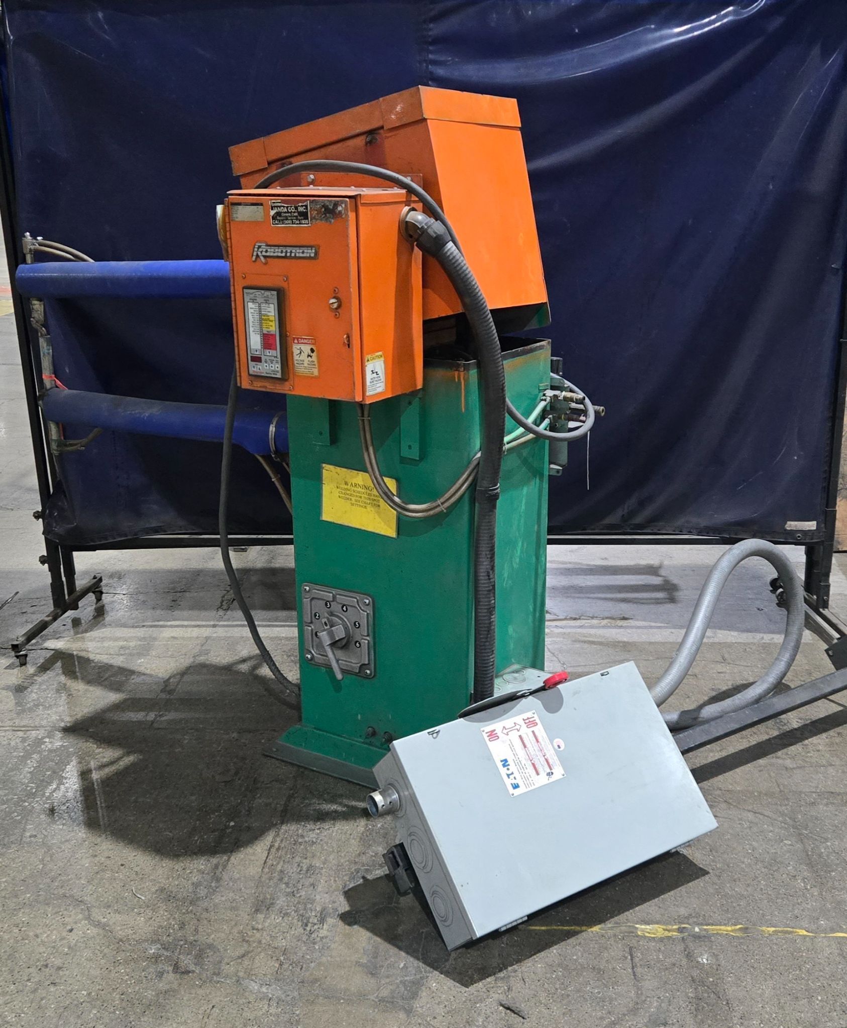 JANDA CO R2-50-36R BUTT WELDER 50 KVA 220V 36" Throat USED 0