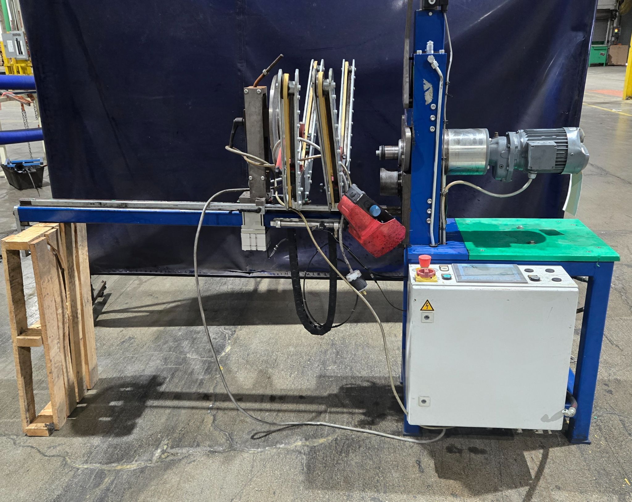 Andreas Hornung TSK600 FLANGING AND BEADING MACHINE USED HAS DAMAGE 0