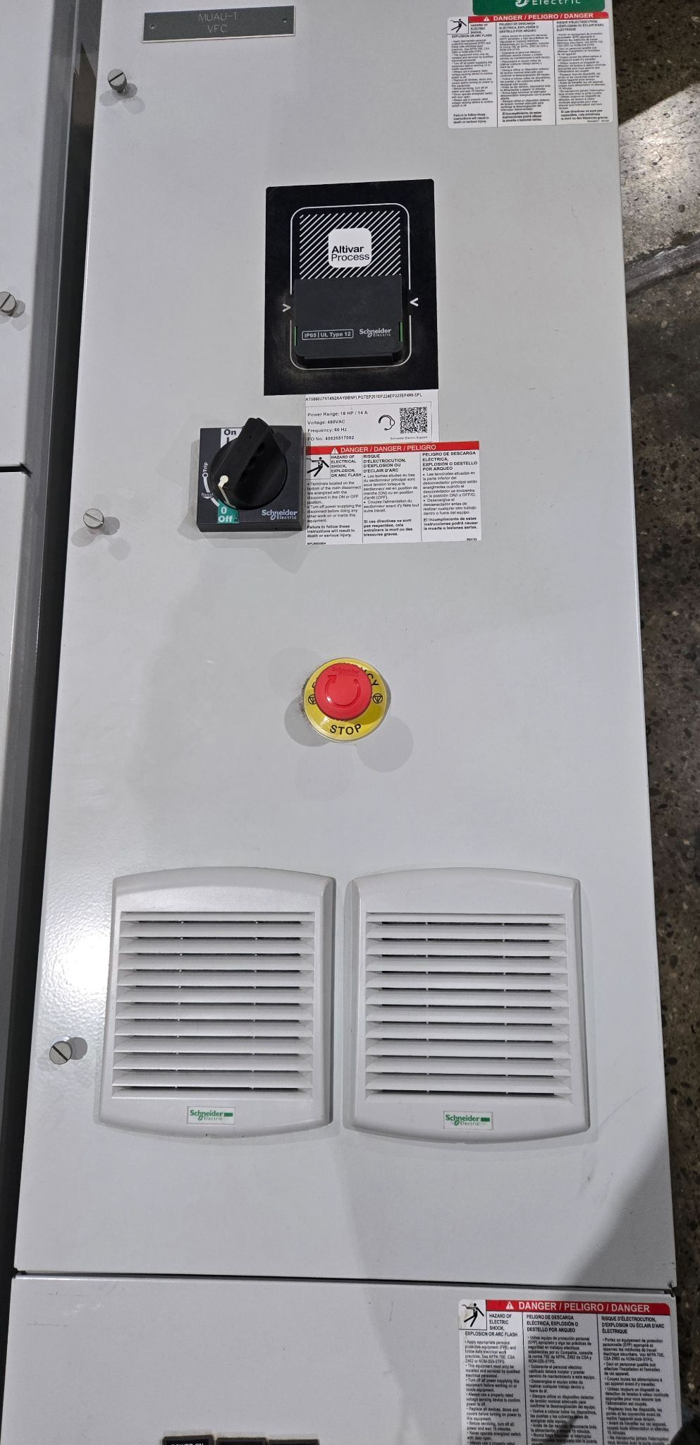 SCHNEIDER ELECTRIC ATV660U75N4BPMFPLS Altivar Process Drive USED 0