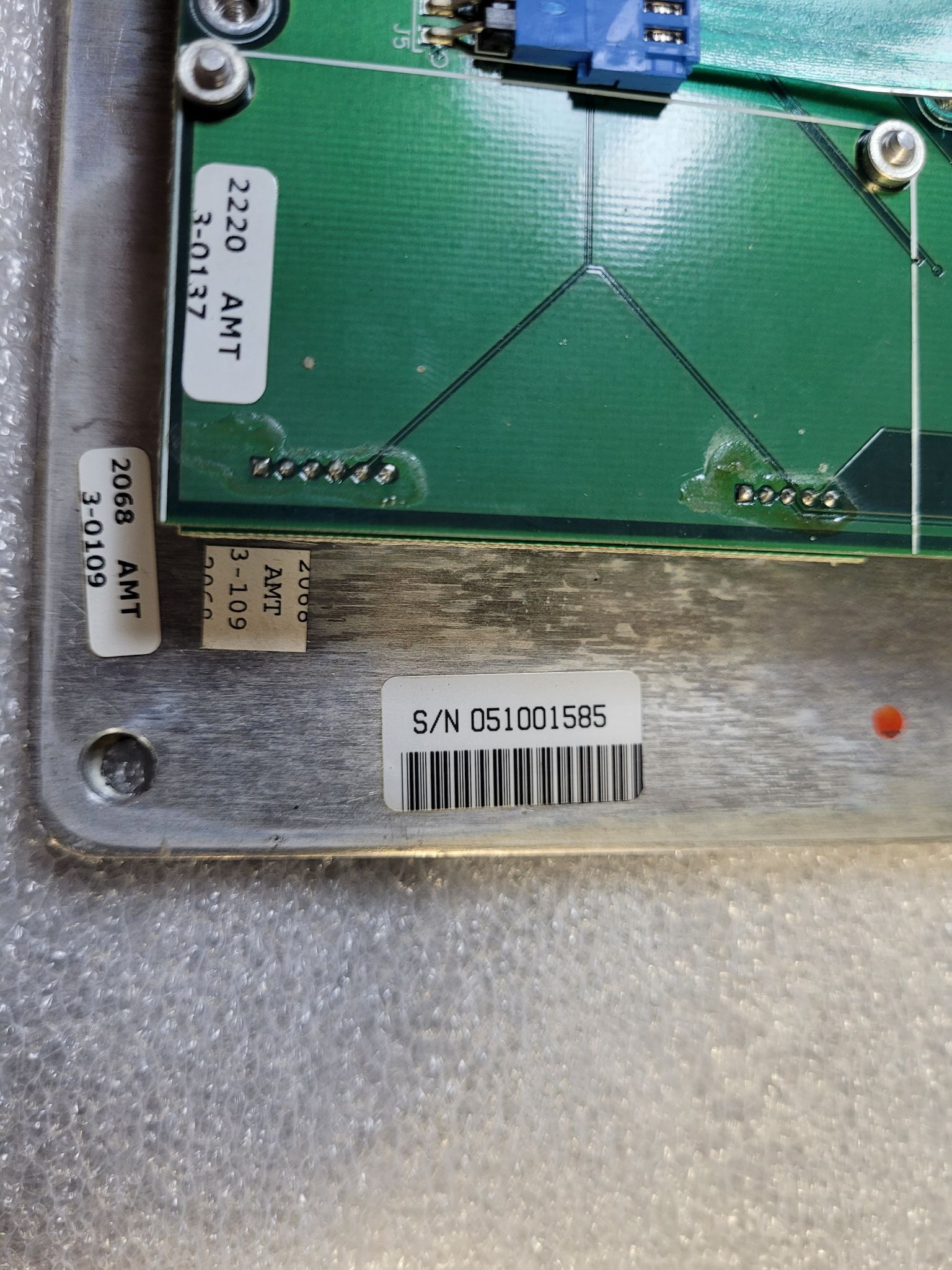ROCON DELTA POINT FLOW MONITOR FACEPLATE / CPU USED 3