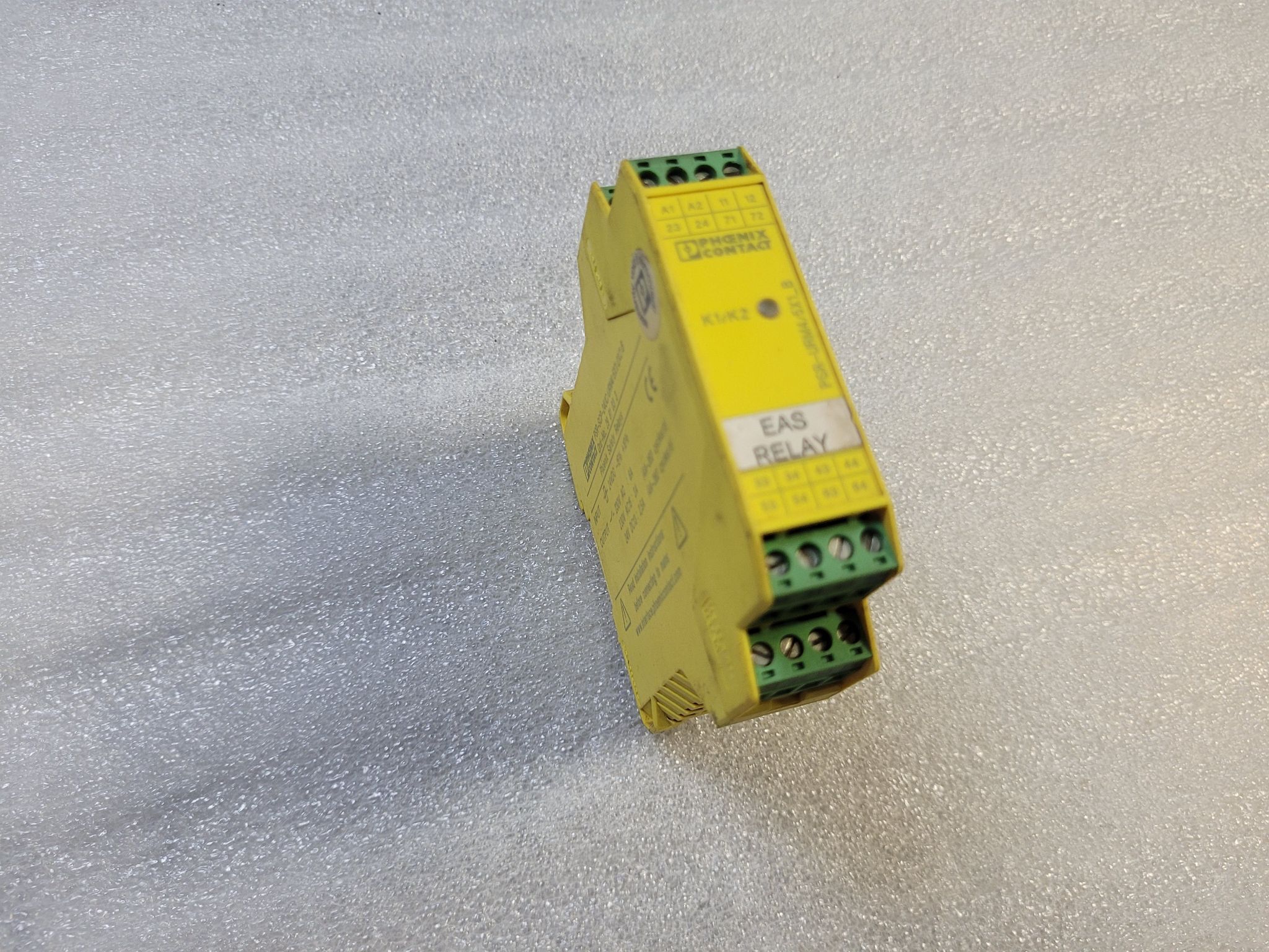 PHEONIX CONTACT SAFETY RELAY PSR-SCP-24UC/URM4/5X1/2X2/B USED 0